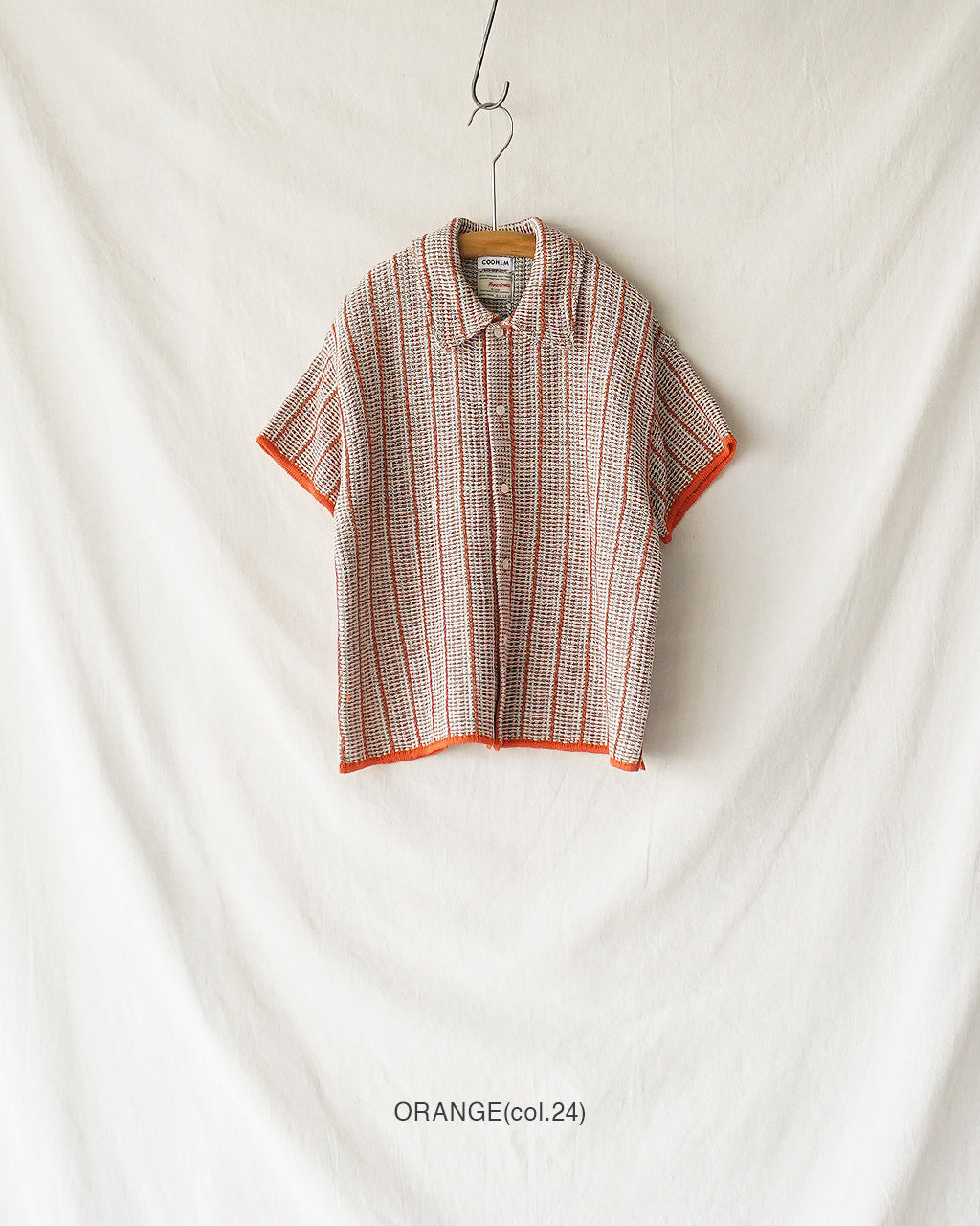 COOHEM コーヘン SUKASHI STRIPE TWEED スカシストライプツイードS/T | Crouka(クローカ)