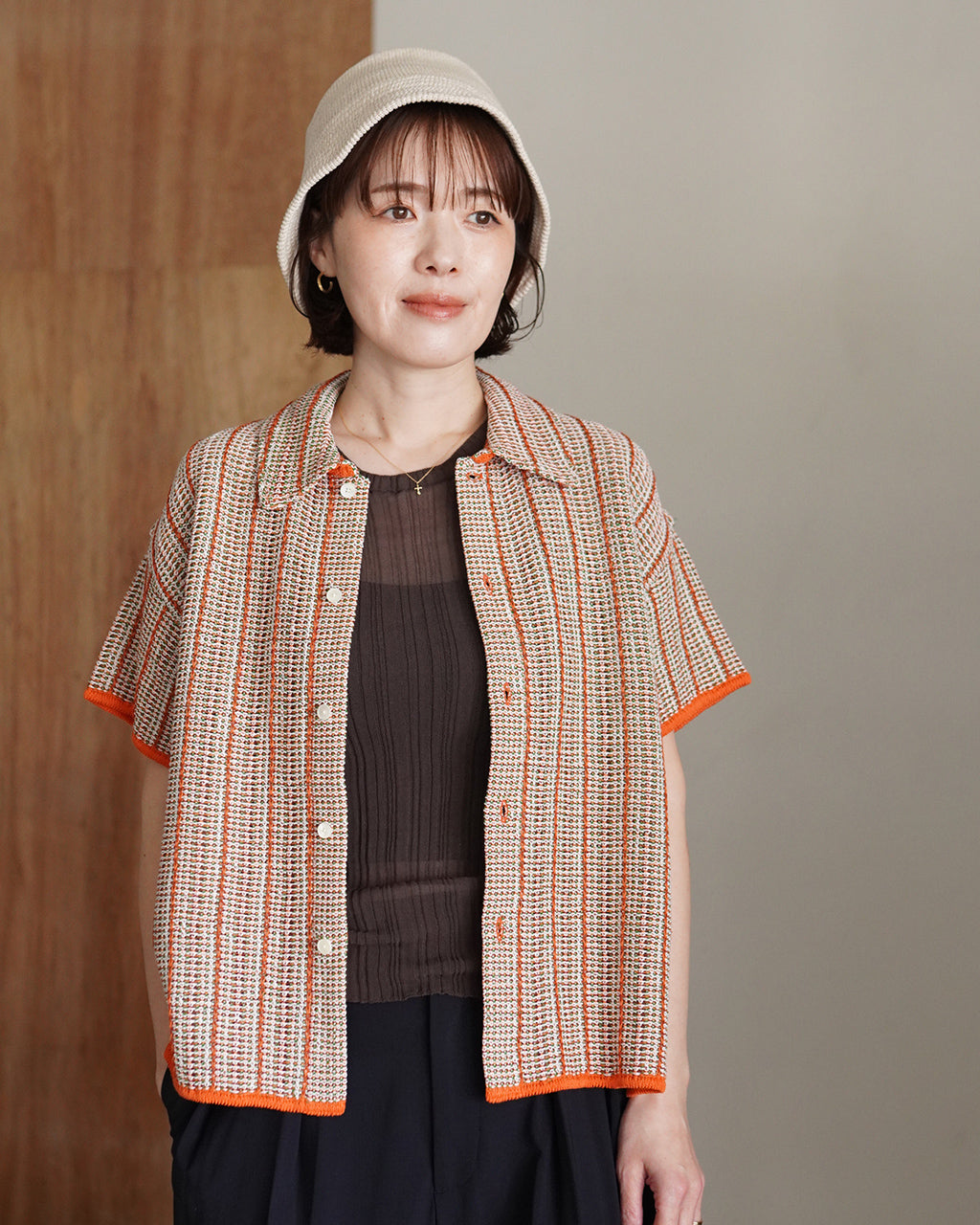 COOHEM コーヘン SUKASHI STRIPE TWEED スカシストライプツイードS/T | Crouka(クローカ)