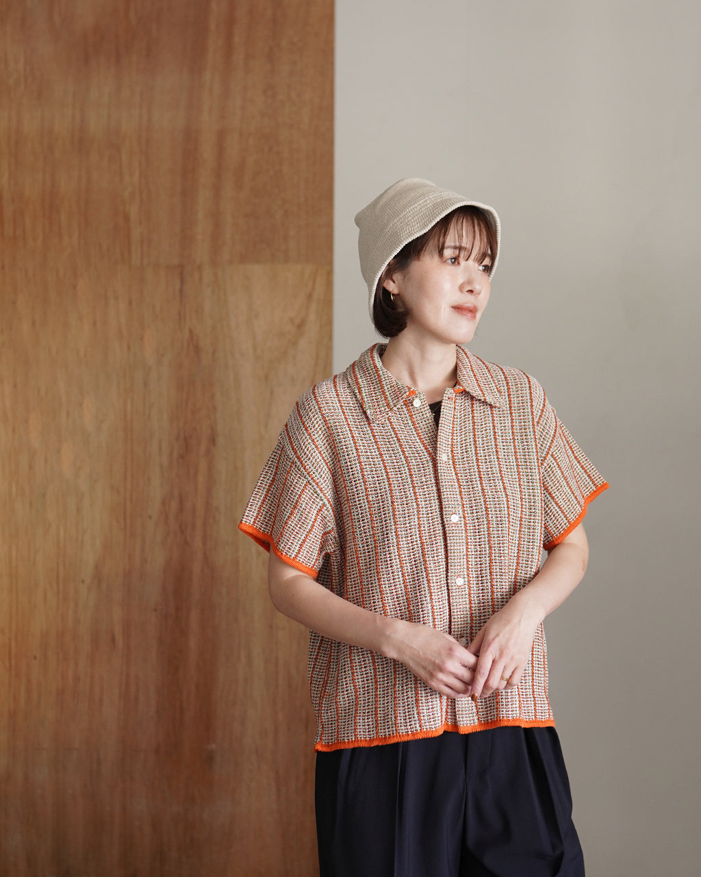 COOHEM コーヘン SUKASHI STRIPE TWEED スカシストライプツイードS/T | Crouka(クローカ)