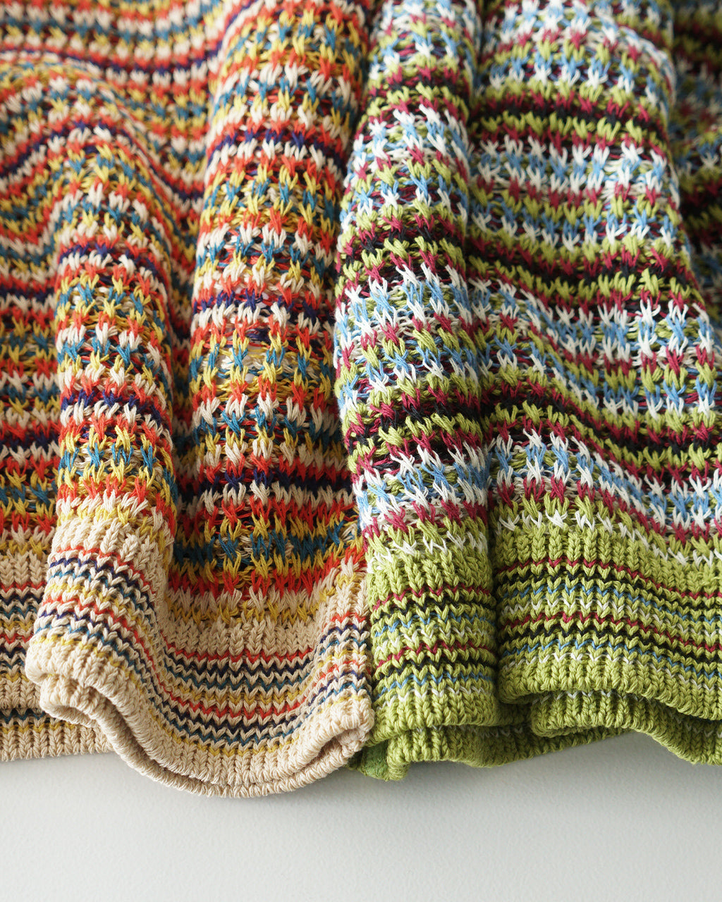 COOHEM コーヘン SUKE BORDER KNIT VEST 透けボーダーニットベスト | Crouka(クローカ)