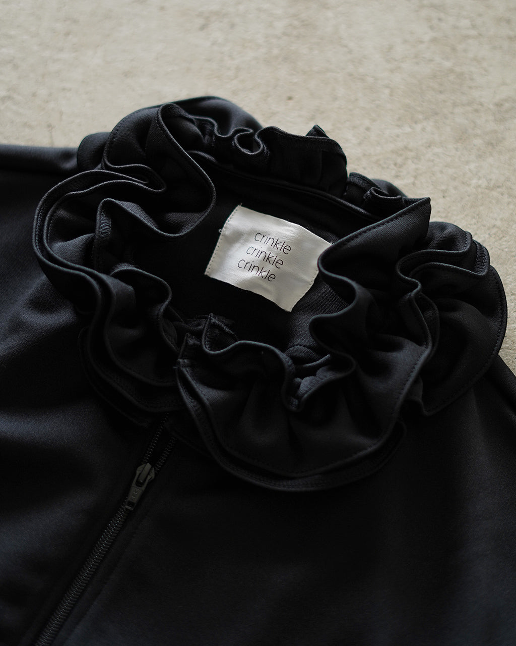 frill coller track jacket CC-3520-AW