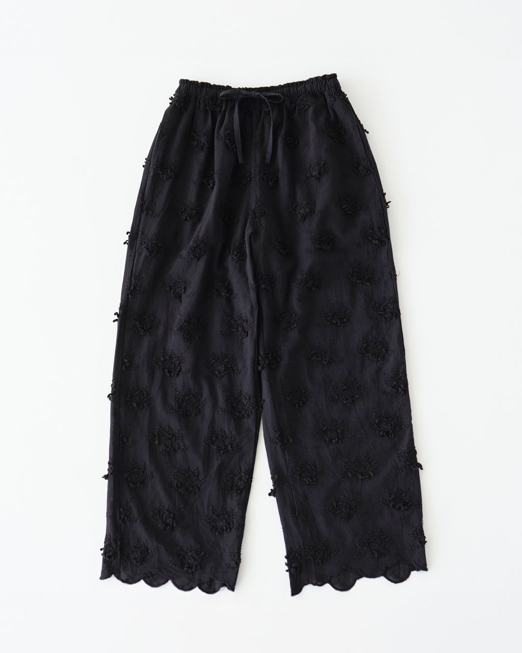 【SALE!20%OFF】シアーコットン 3D エンブロイダリー イージーパンツ sheer cotton 3D embroidery easy pants CC-3531