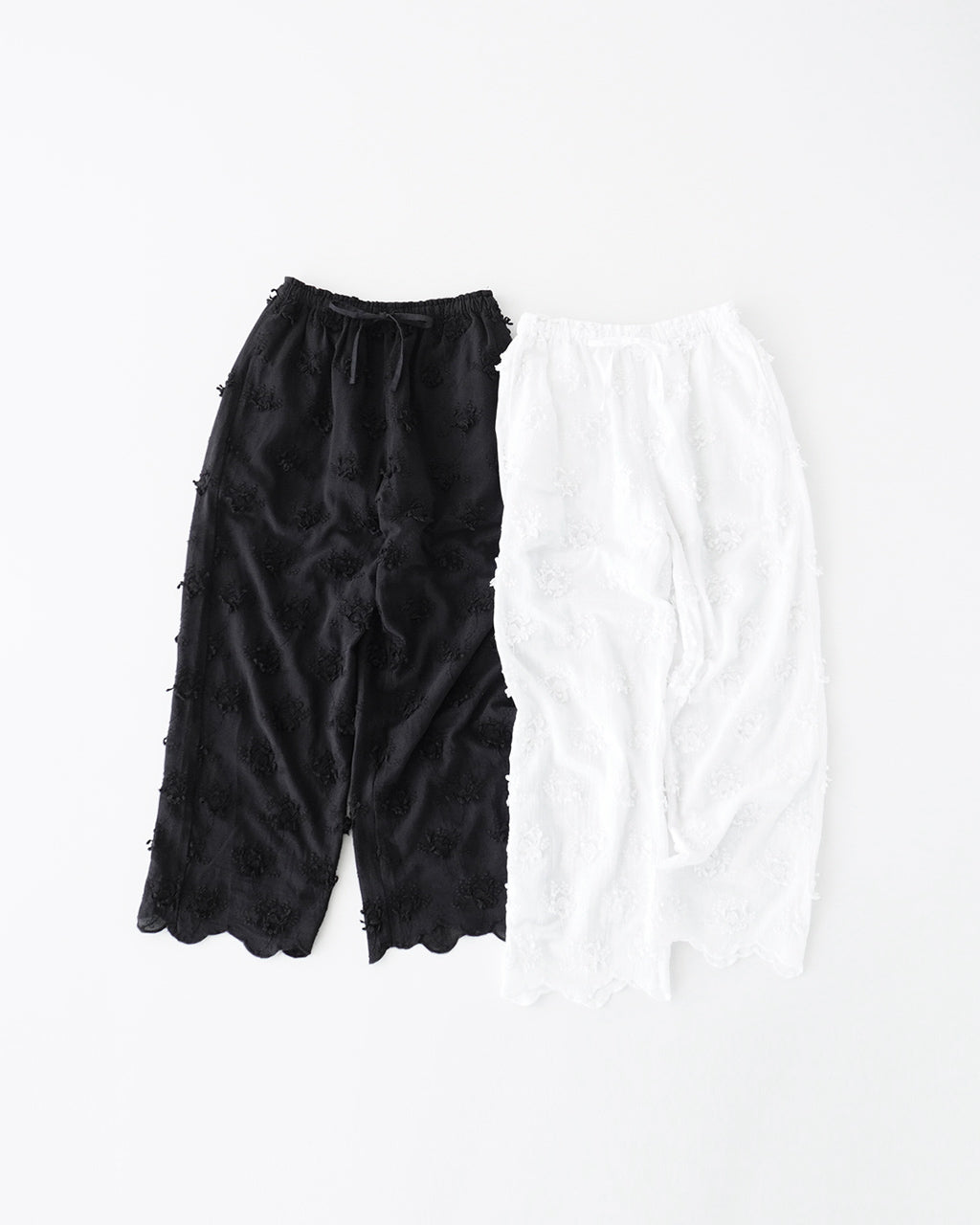 【SALE!20%OFF】シアーコットン 3D エンブロイダリー イージーパンツ sheer cotton 3D embroidery easy pants CC-3531