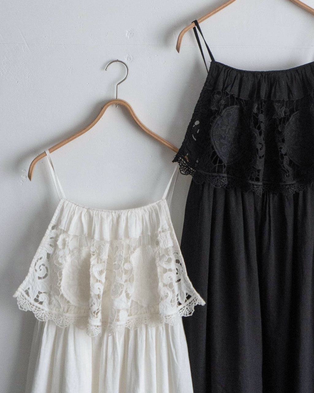 【SALE!20%OFF】キャミワンピース リネンコットン 刺繍 レース linen cotton motif lace cami dress CC-3544