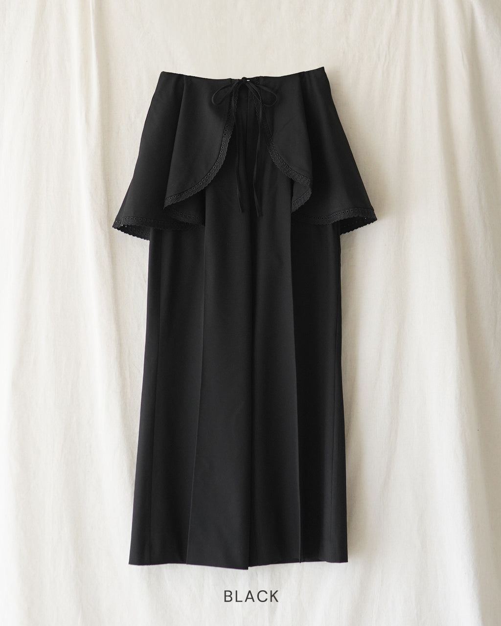 crinkle crinkle crinkle scallop cape set pants CC-4001