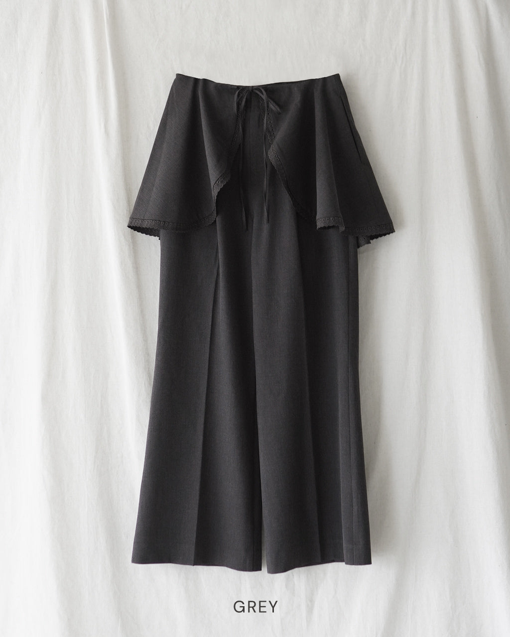 crinkle crinkle crinkle scallop cape set pants CC-4001