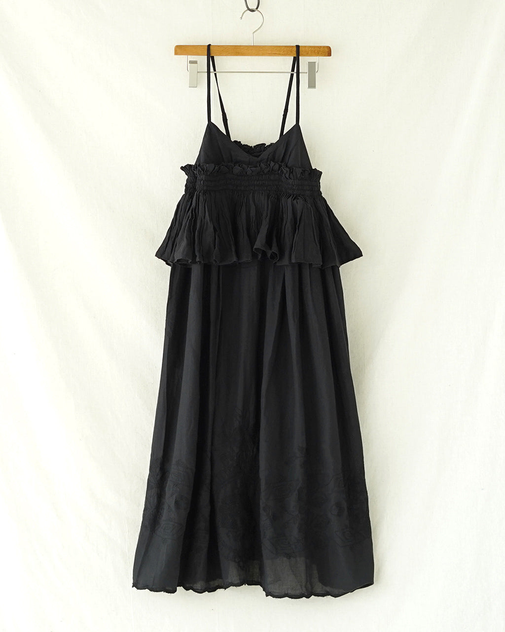 embroidery scallop cami dress CC-4014
