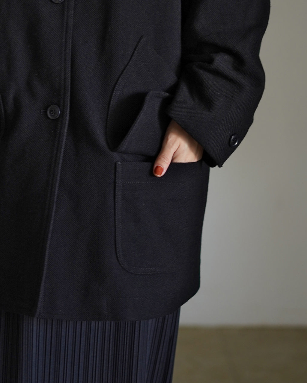 frill collar hunting jacket CC-4019