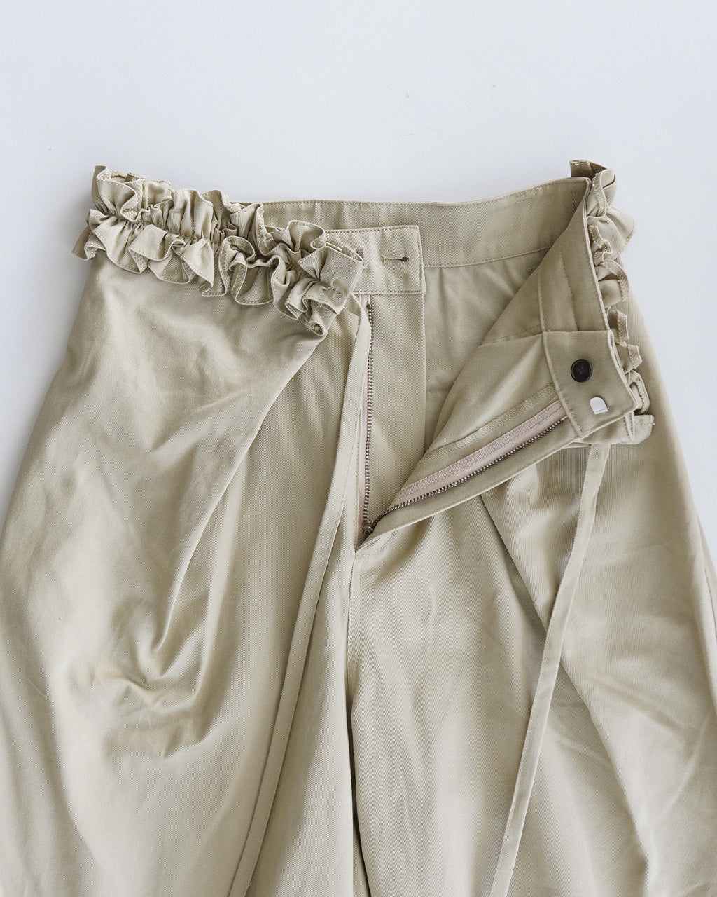 frill belt chino pants CC-4514