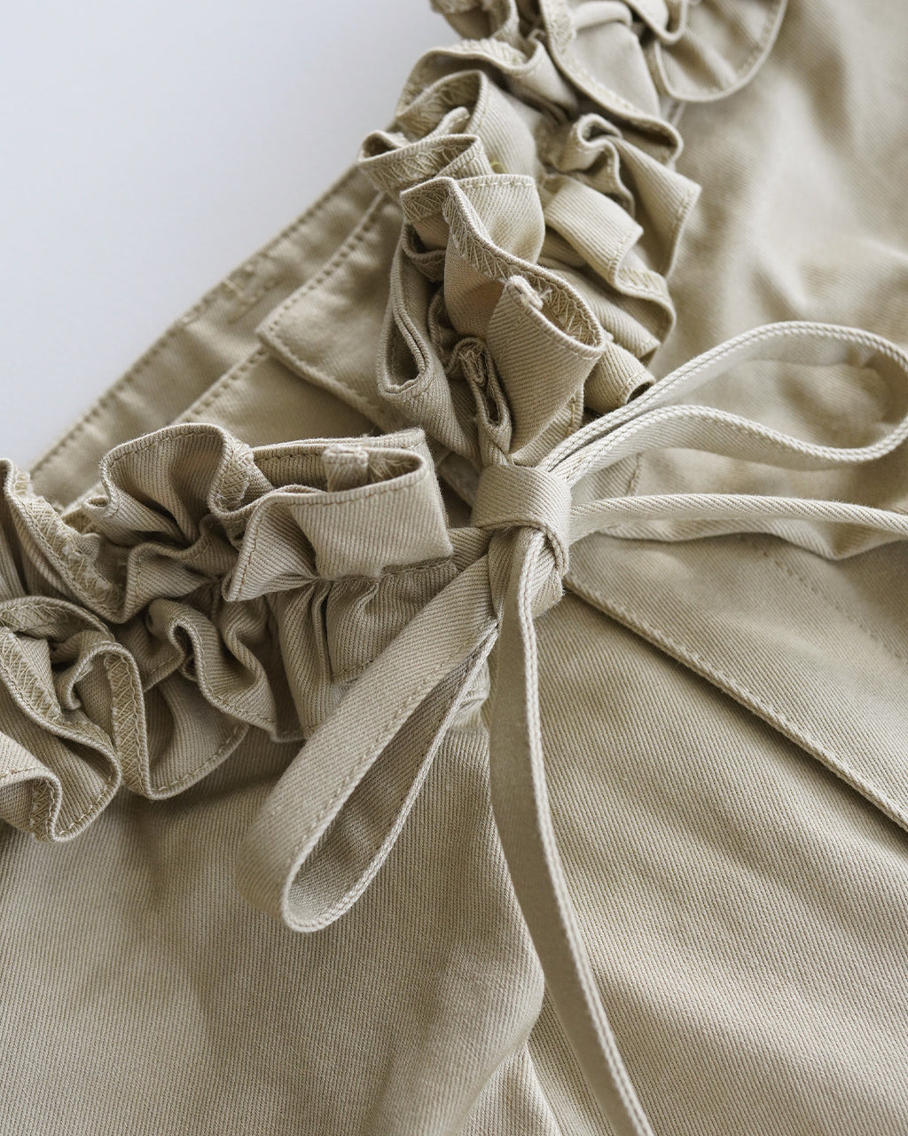 frill belt chino pants CC-4514