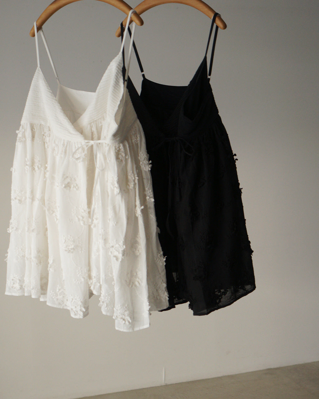 3D embroidery cache coeur camisole CC-4518