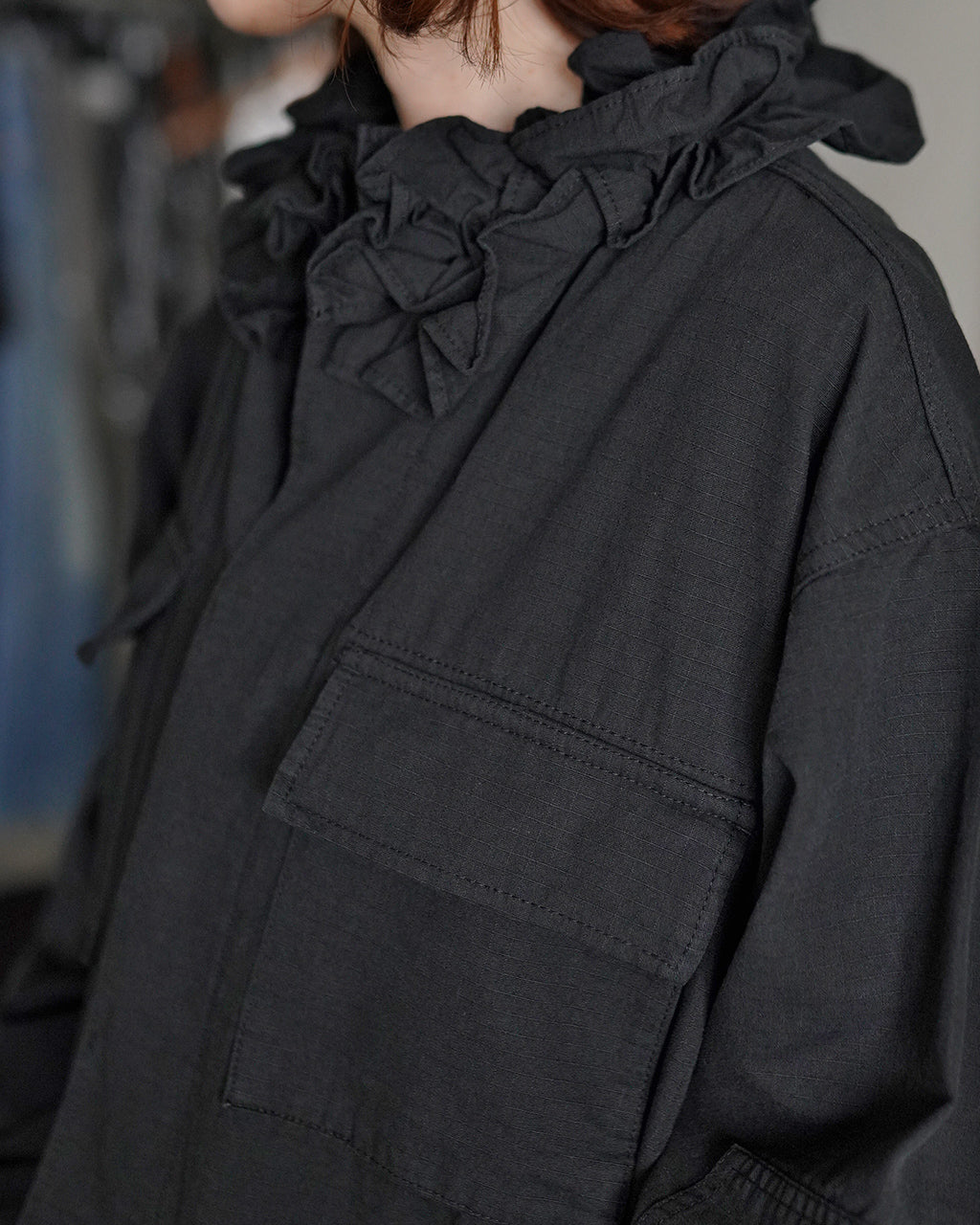 frill collar military jacket CC-5003
