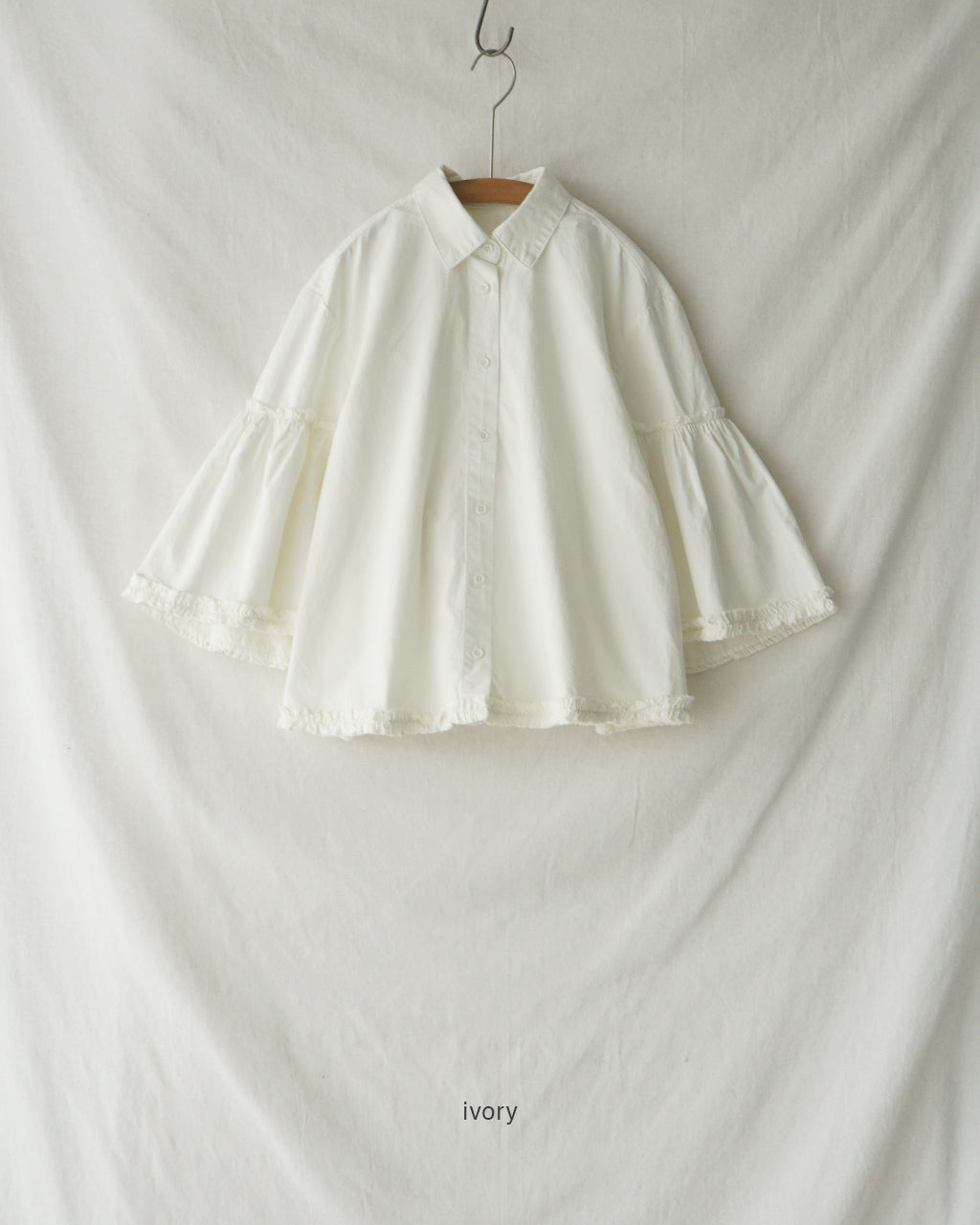 garment dye frill shirts CC-4522