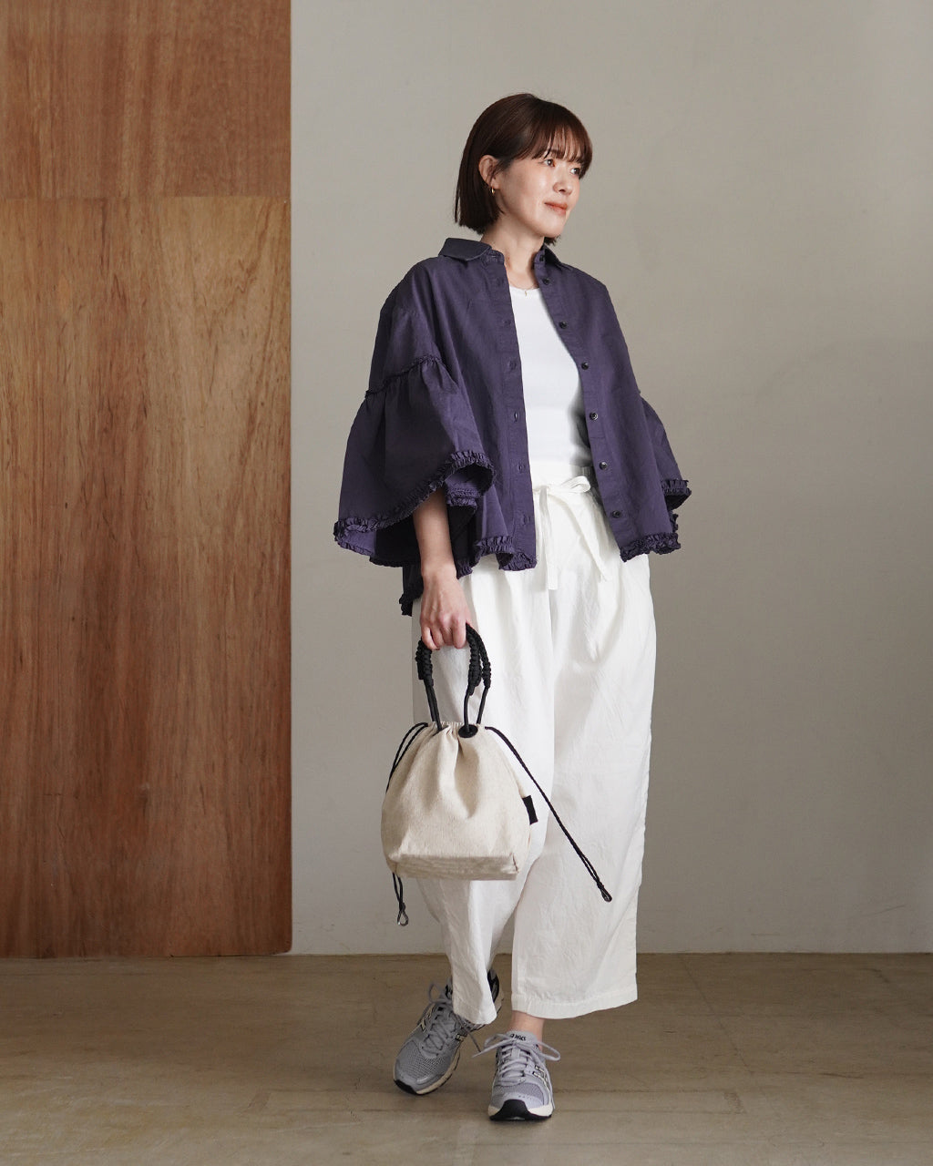 garment dye frill shirts CC-4522