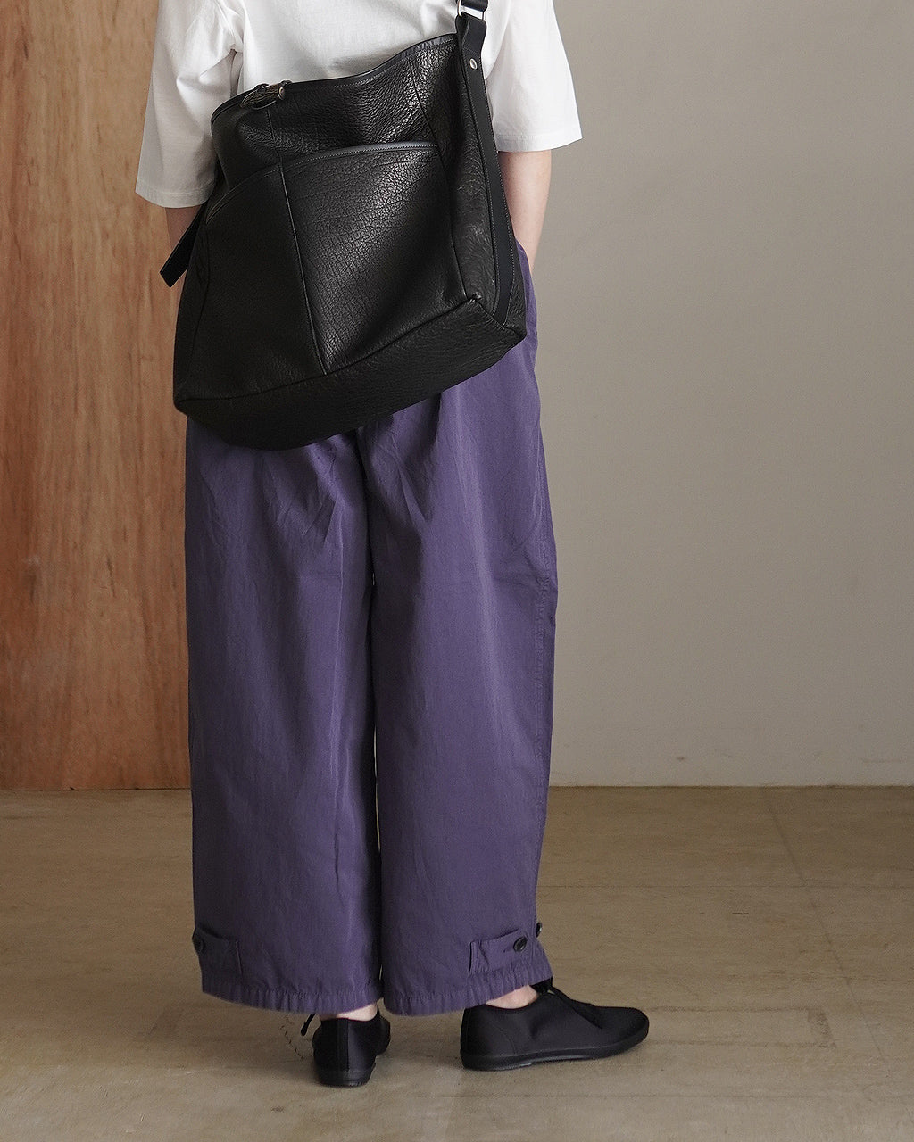 garment dye over tuck pants CC-4529