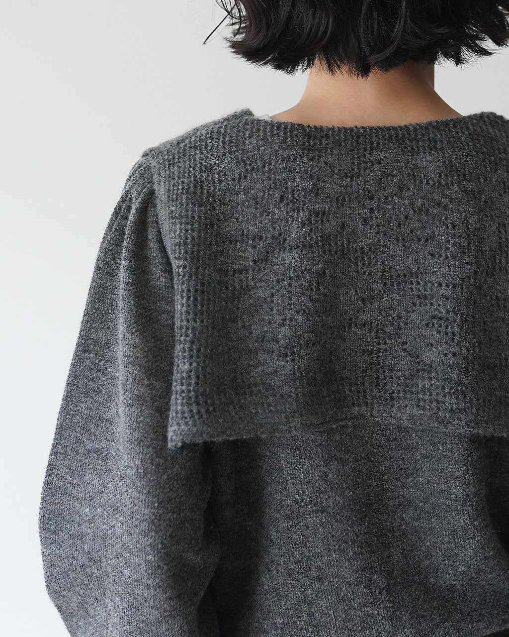 point tail sailor knit top CC-5025