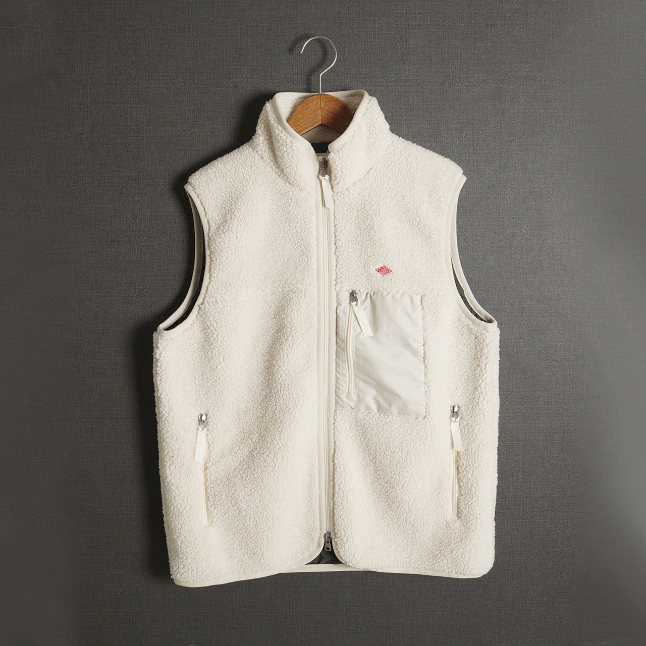 DANTON ダントン スタンドカラー ボア ベスト STAND COLLAR VEST レディース DT-A0367LBA【送料無料】【ポイント10倍対象外】