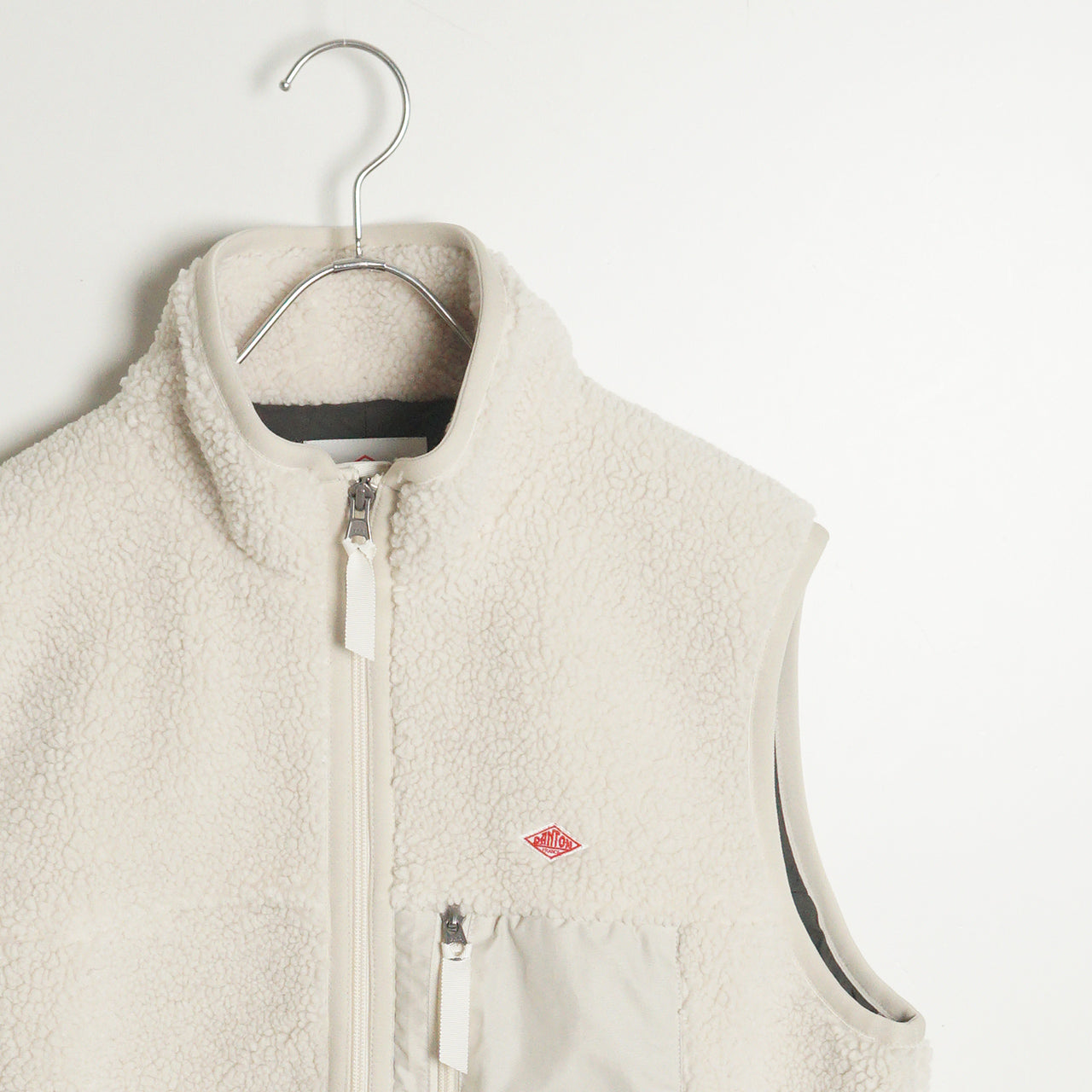 DANTON ダントン スタンドカラー ボア ベスト STAND COLLAR VEST レディース DT-A0367LBA【送料無料】【ポイント10倍対象外】