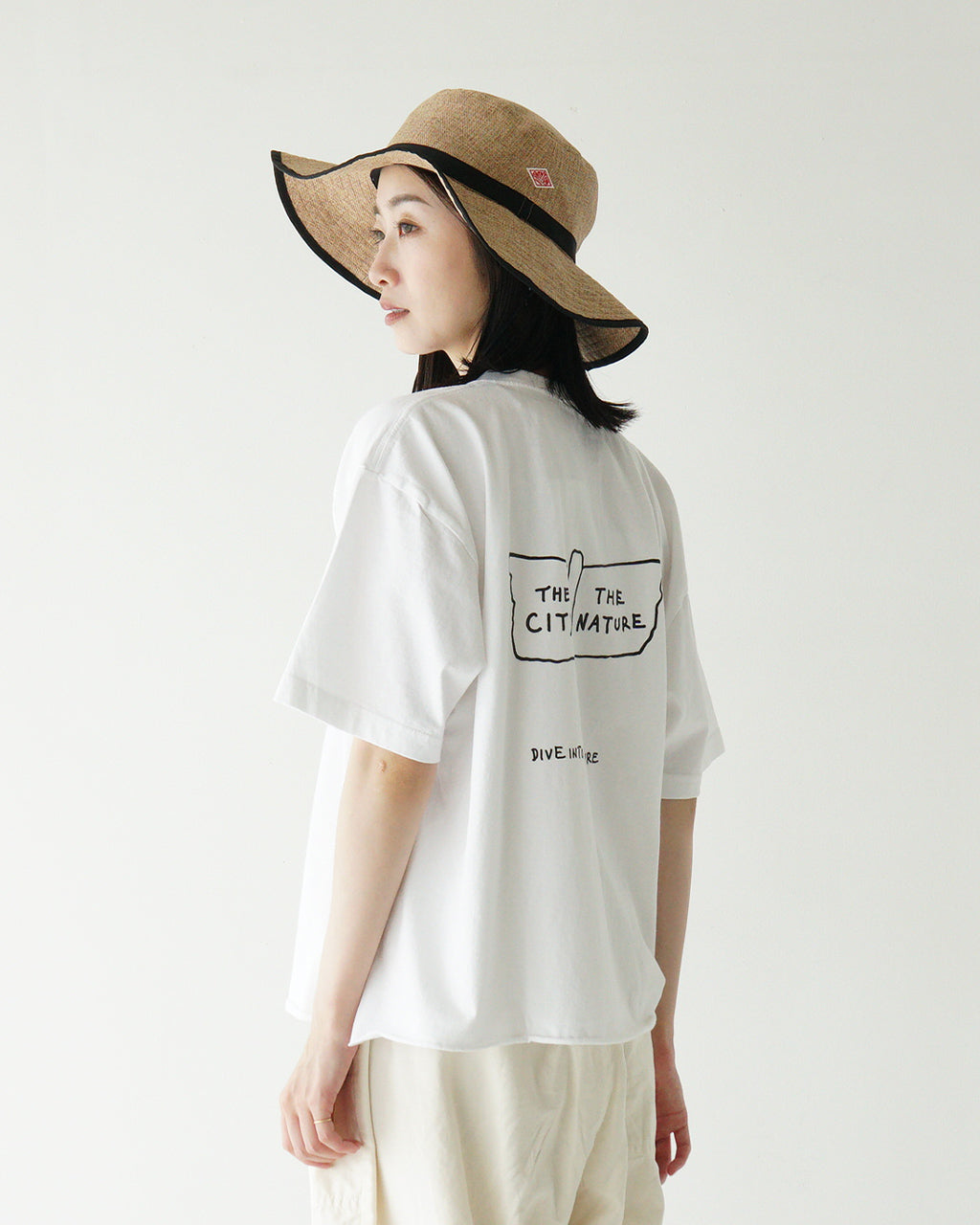 DANTON ダントン ストローハット RAFFIA-LIKE POLYESTER BUCKET HAT ラフィアライクポリエステル 帽子 バケットハット DT-H0343 PLS【クーポン対象外】