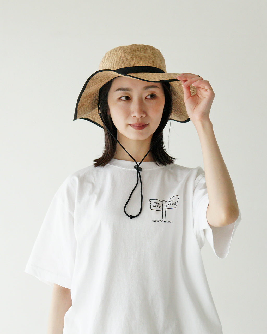 DANTON ダントン ストローハット RAFFIA-LIKE POLYESTER BUCKET HAT ラフィアライクポリエステル 帽子 バケットハット DT-H0343 PLS【クーポン対象外】