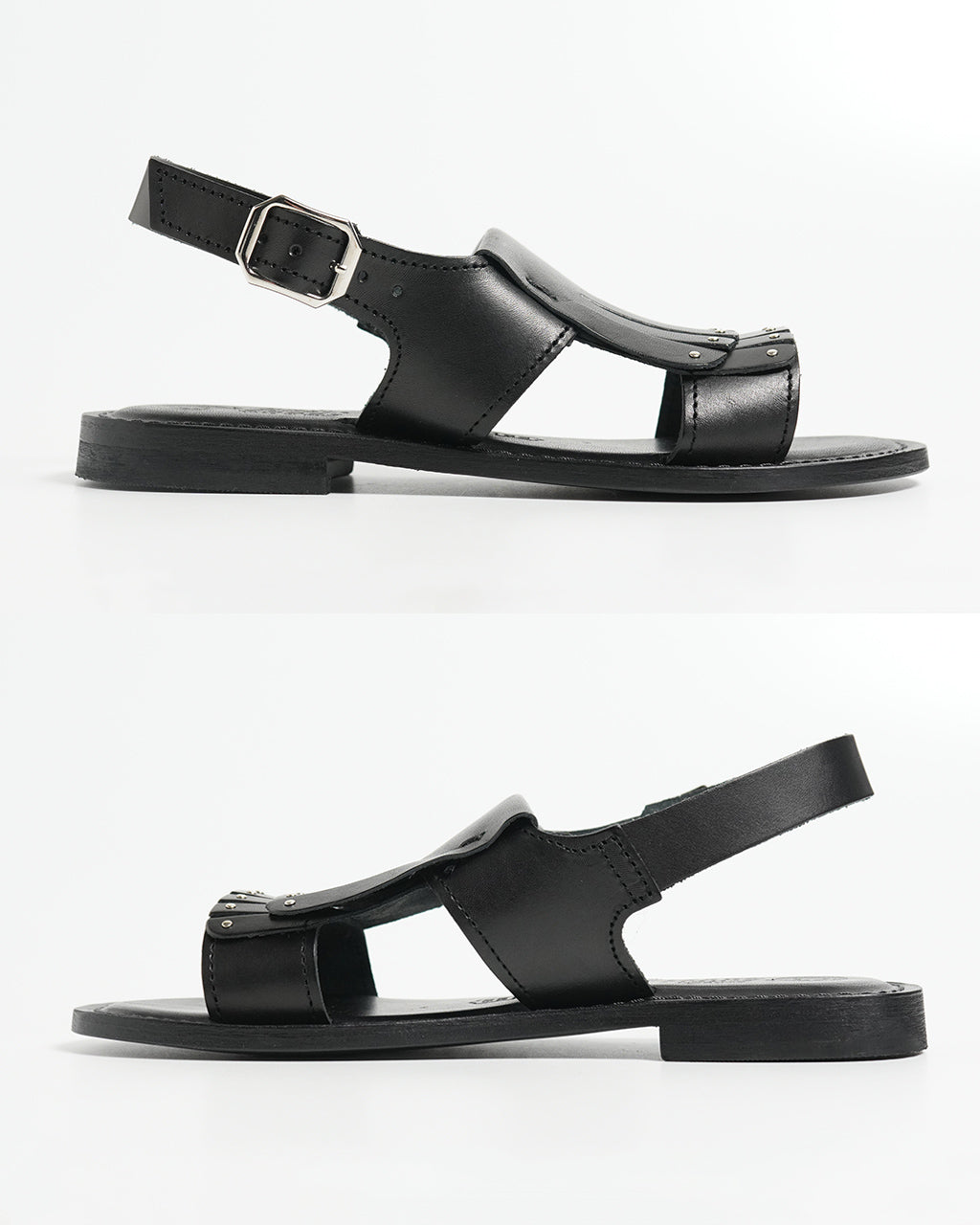 EDER SHOES エダーシューズ キルト サンダル KILT SANDAL レザー フリンジ マットレザー キルトデザイン スタッズ ハンドメイド リゾート 96-EDE-6184【送料無料】
