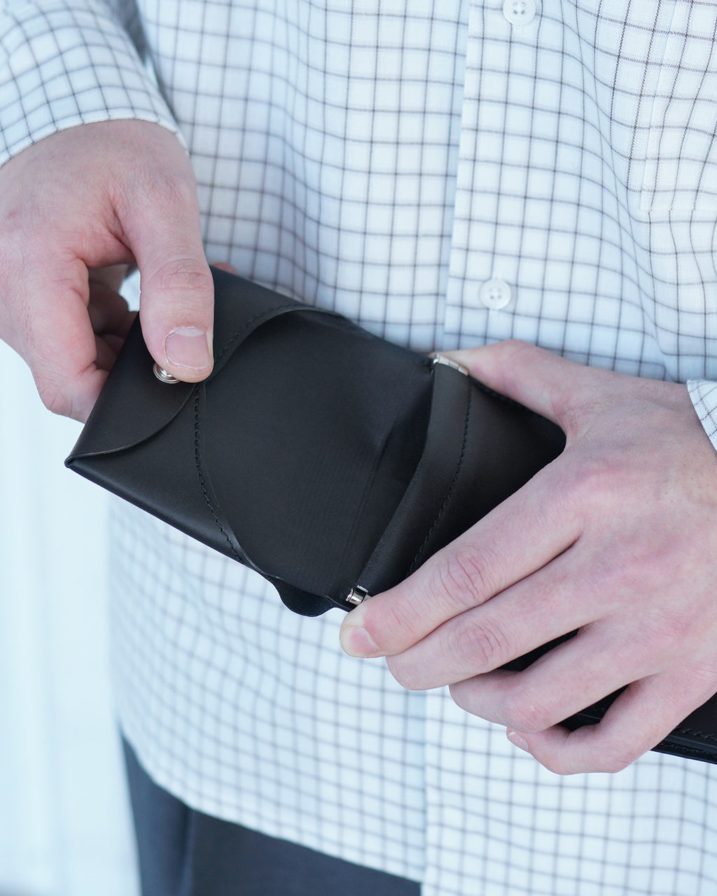 |outlet|FLAP TRIFOLD WALLET THIN B01SCWL-57LS