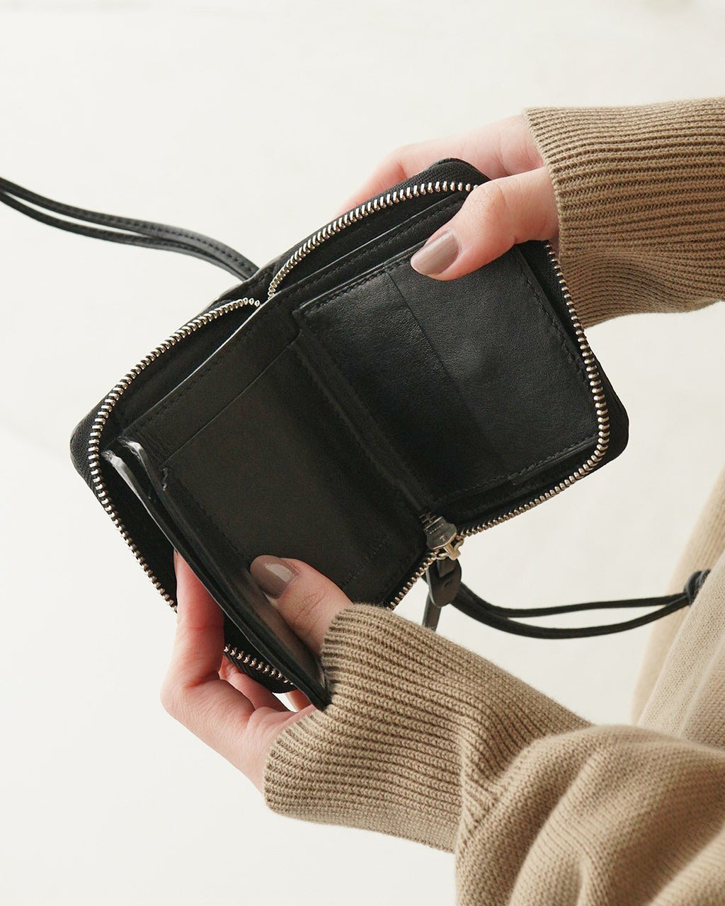 カボ ドローストリング トライフォールド ウォレット drawstring trifold wallet 財布 巾着 B01LHWL-71LD