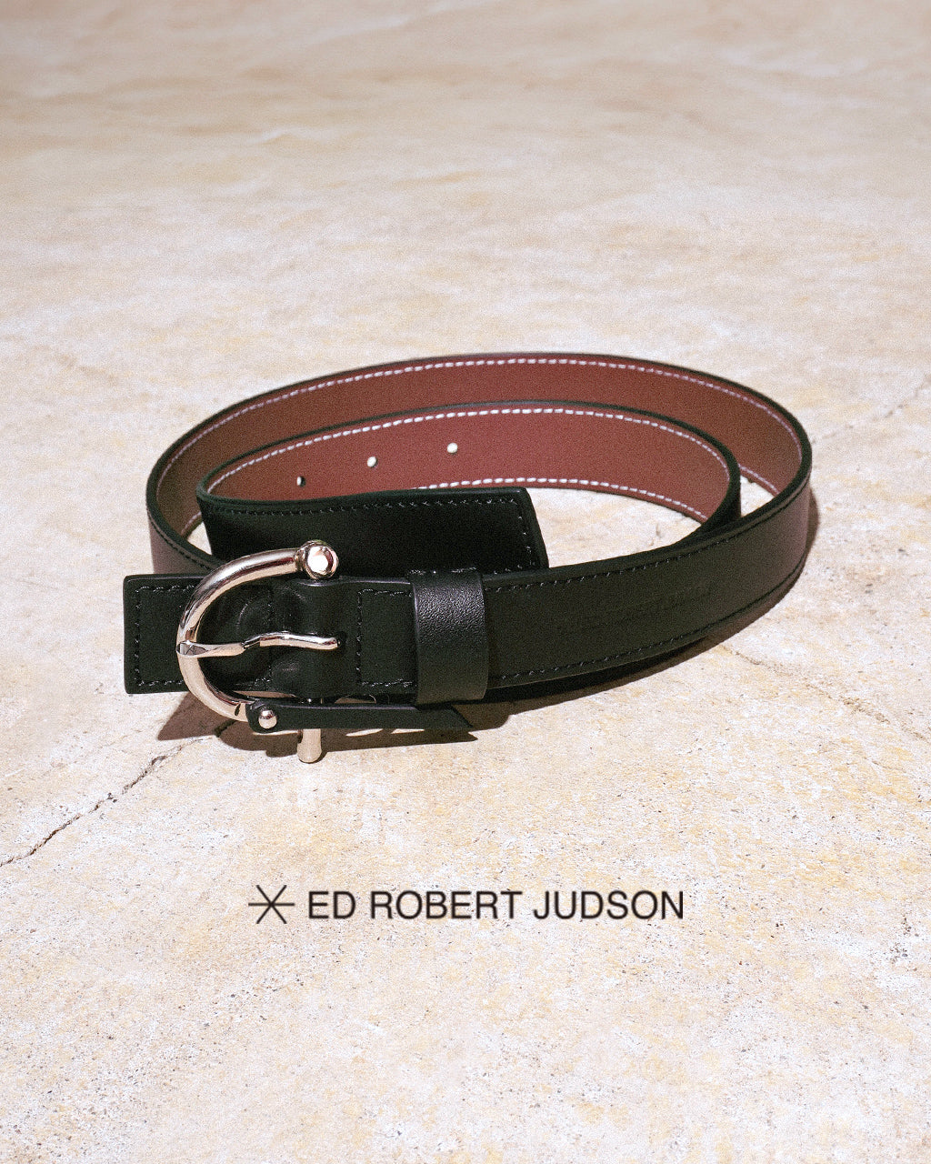 リバーシブル ベルト MARKA reversible belt マーカ レザー 牛革 B01SCBL-11LS