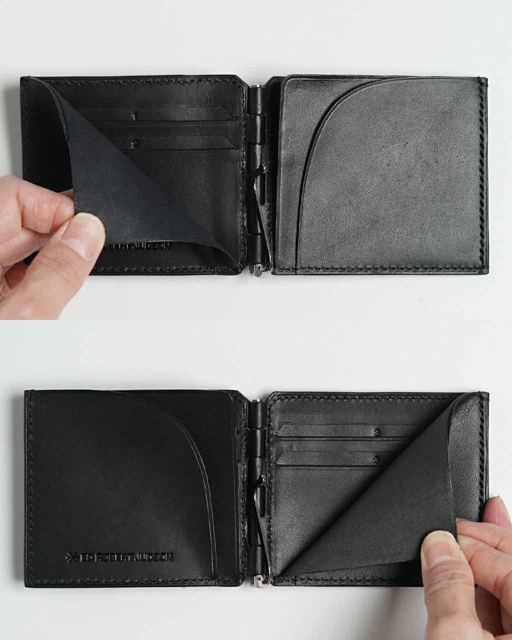 【SALE!40%OFF】マネークリップ式ミニウォレット HINGE MONEY CLIP WALLET ヒンジ マネークリップ B01SCWL-27LS