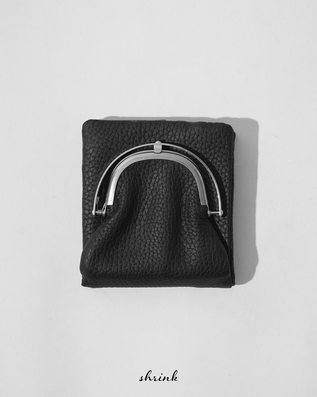 二つ折り 財布 ODD - FRAME HALF WALLET フレーム ハーフ ウォレット がま口 レザー edrob-b01wwl-38a