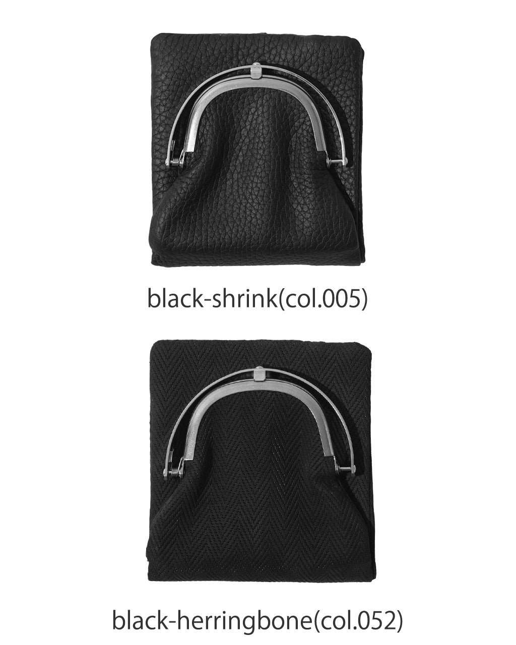 二つ折り 財布 ODD - FRAME HALF WALLET フレーム ハーフ ウォレット がま口 レザー edrob-b01wwl-38a