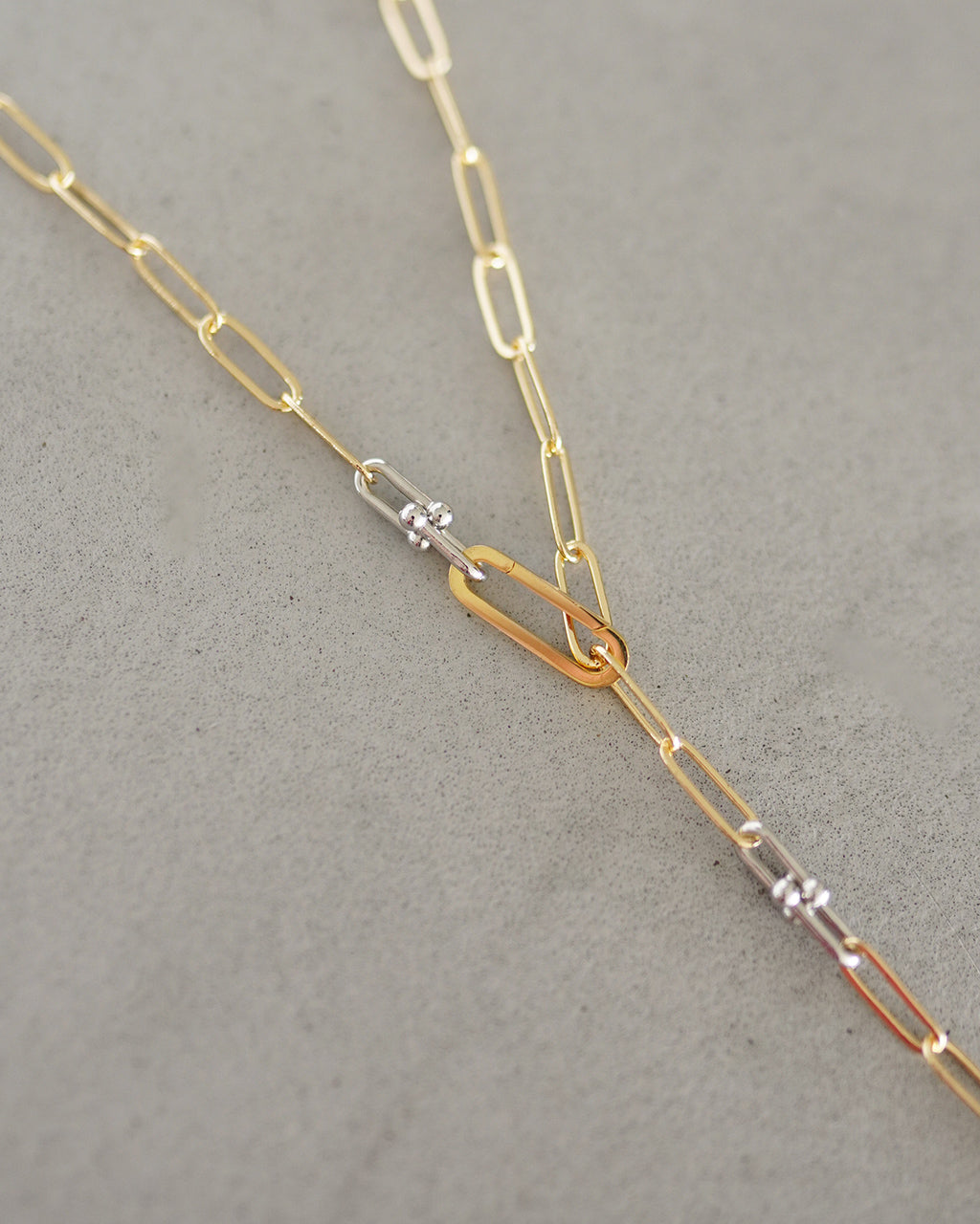 PC chain lariat necklace EO24AW-19
