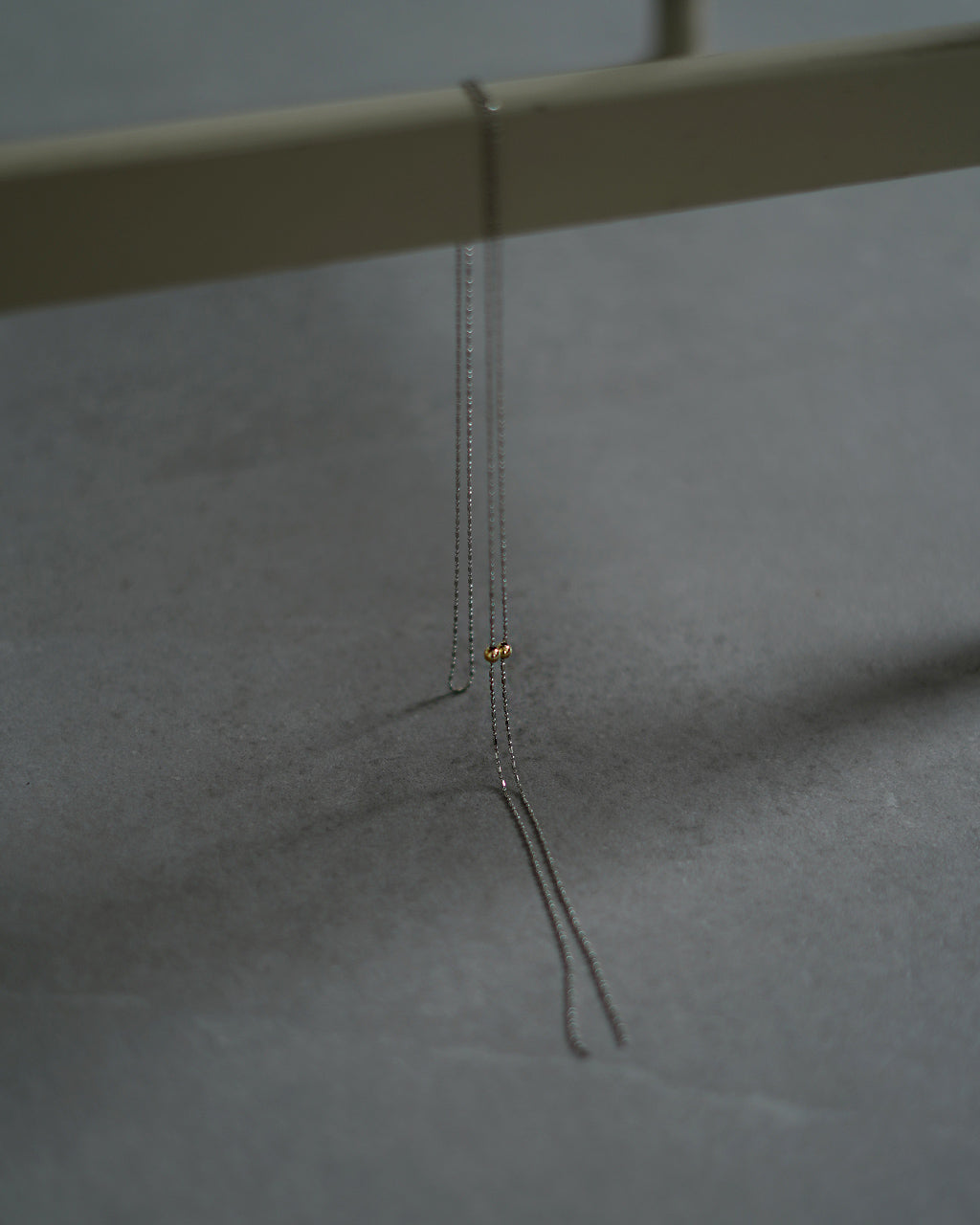 Graduated Ball Chain Slider Necklace EO26AW-24