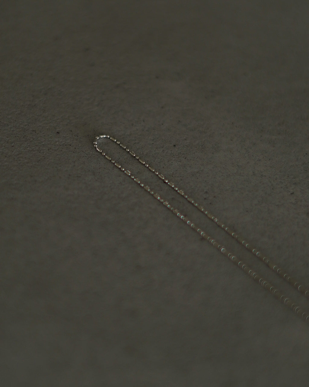Graduated Ball Chain Slider Necklace EO26AW-24