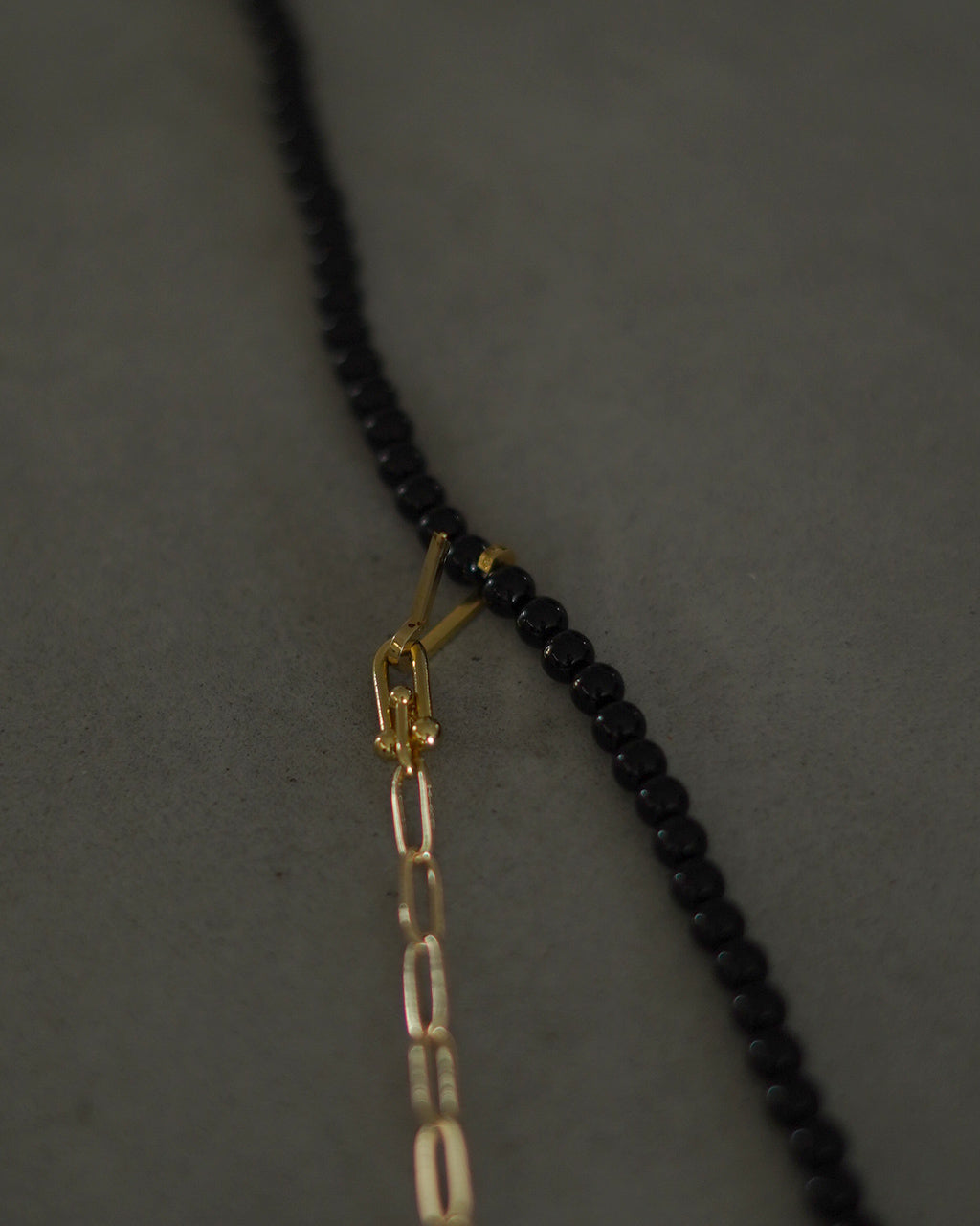 Onyx Mix Chain Necklace EO26AW-35