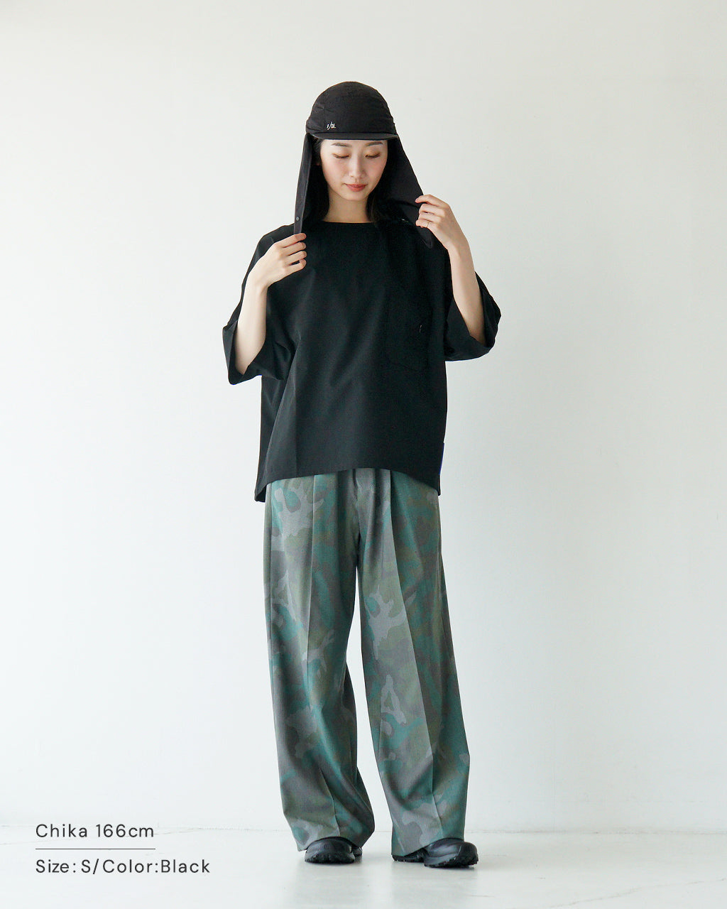【SALE!30%OFF】半袖Tシャツ オーバーサイズ UPF 50+ 接触冷感 ナイロン ドライタッチ 水陸両用 AMPHIBIOUS T-SHIRT FPA01251U0001