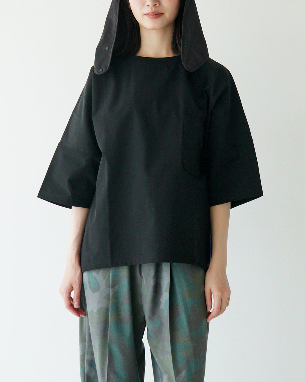 【SALE!30%OFF】半袖Tシャツ オーバーサイズ UPF 50+ 接触冷感 ナイロン ドライタッチ 水陸両用 AMPHIBIOUS T-SHIRT FPA01251U0001