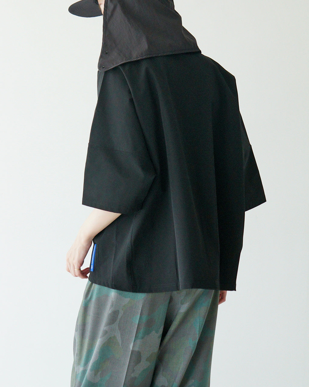 【SALE!30%OFF】半袖Tシャツ オーバーサイズ UPF 50+ 接触冷感 ナイロン ドライタッチ 水陸両用 AMPHIBIOUS T-SHIRT FPA01251U0001