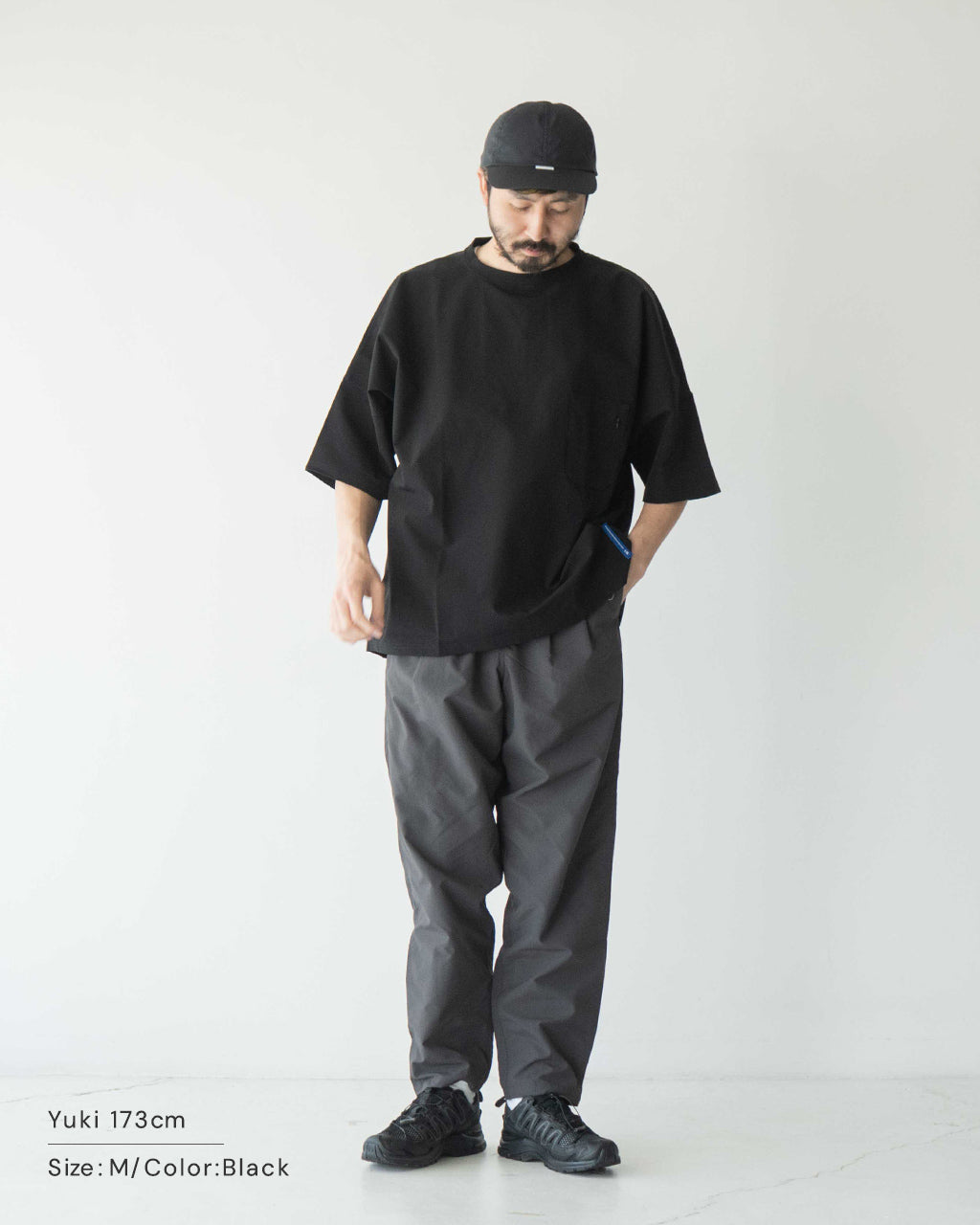 【SALE!30%OFF】半袖Tシャツ オーバーサイズ UPF 50+ 接触冷感 ナイロン ドライタッチ 水陸両用 AMPHIBIOUS T-SHIRT FPA01251U0001