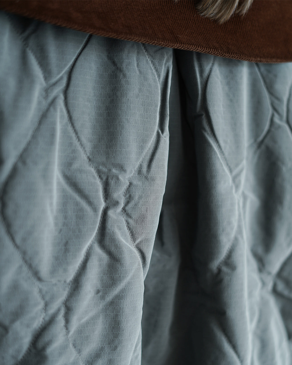 F/CE. QUILTED JACKET WITH DETACHABLE COLLAR