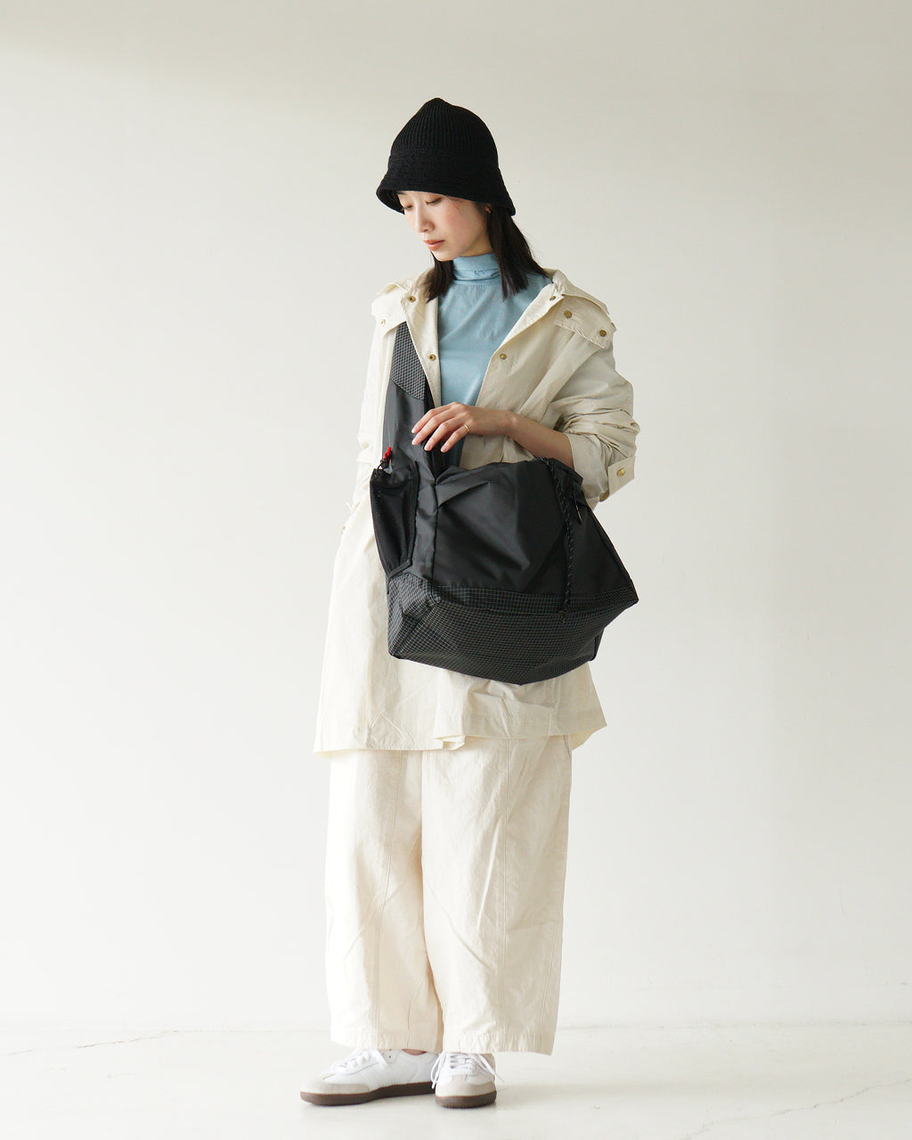 【SALE!30%OFF】2WAY ショルダーバッグ バッグ カバン FUROSHIKI 2WAY SHOULDER FRG36251B0001 軽量 耐水性 大容量 旅行 風呂敷風