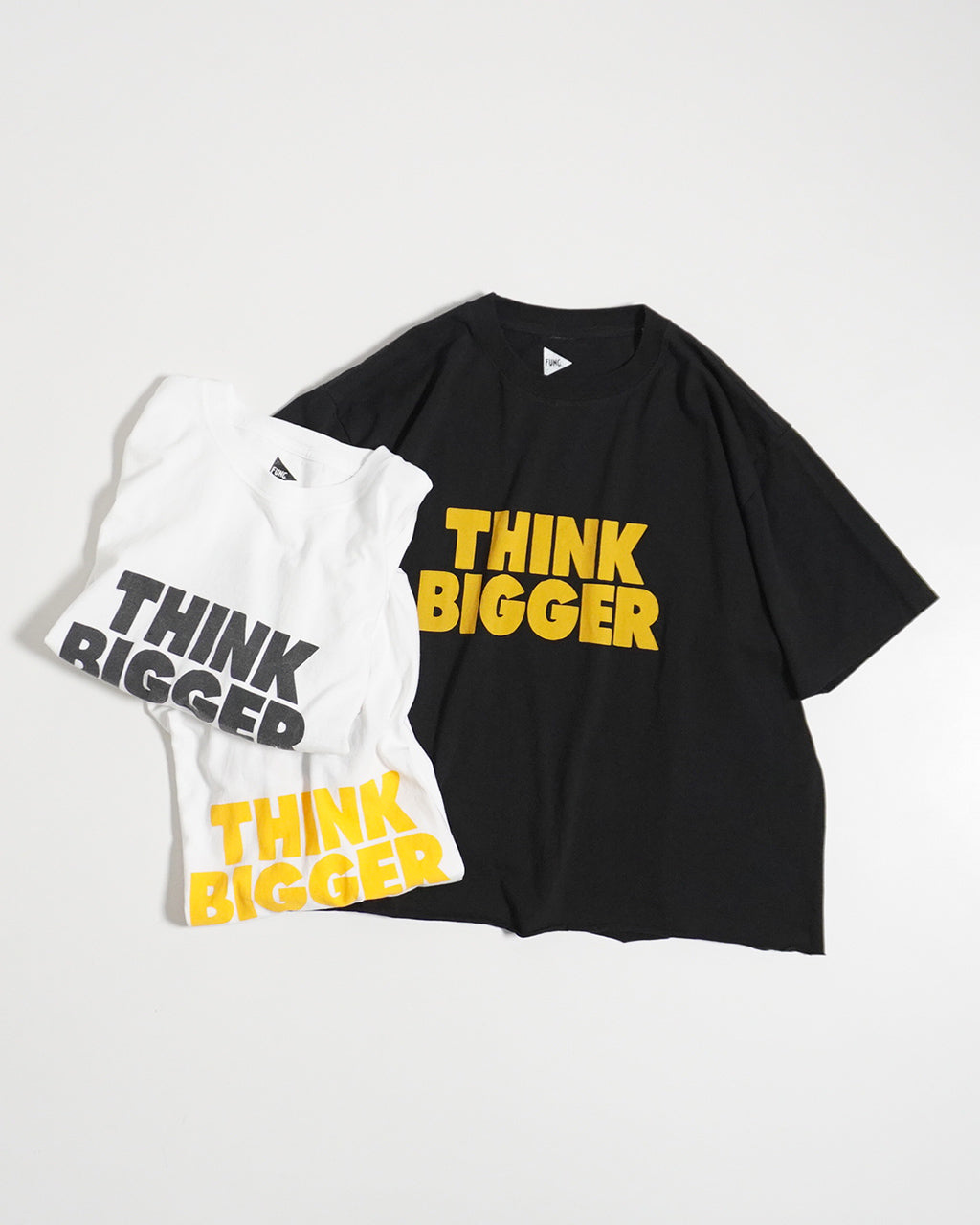 FUNG ファング プリントTシャツ シンク ビガー PRINT TEE THINK BIGGER トップス 半袖 カットソー コットン オーバーサイズ