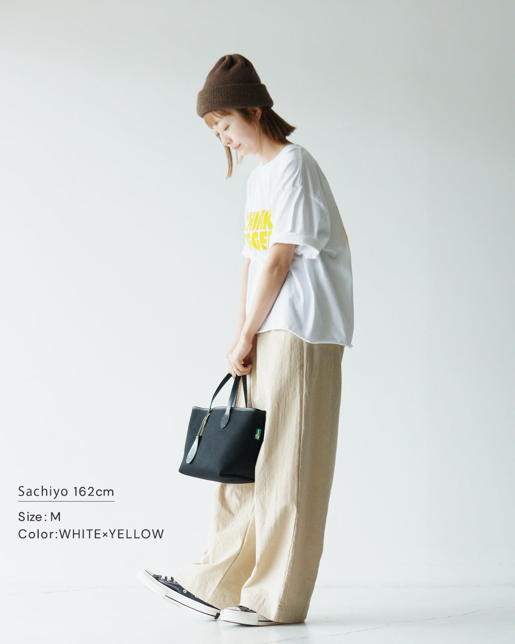 FUNG ファング プリントTシャツ シンク ビガー PRINT TEE THINK BIGGER トップス 半袖 カットソー コットン オーバーサイズ