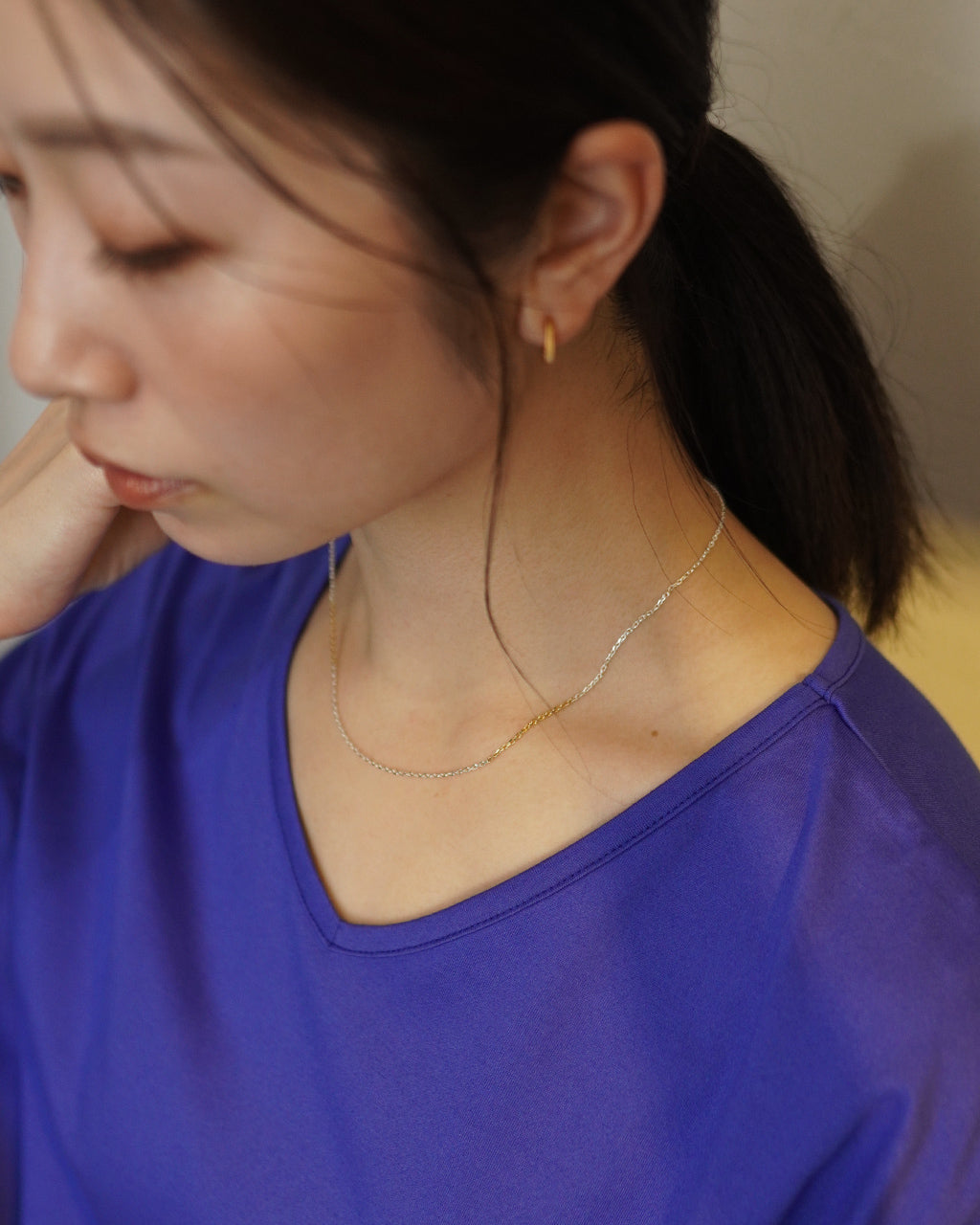 |point × 10|MIX CHIAN NECKLACE 2POINT 20AW-MCNK02