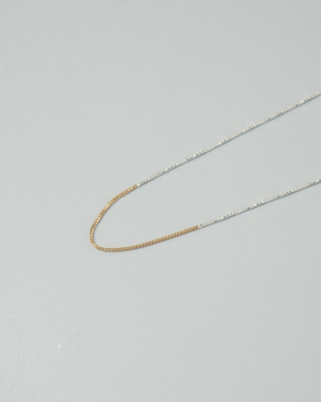 ミックス チェーン ネックレス ベネシャン チェーン MIX CHIAN NECKLACE VENETIAN CHIAN 1POINT GOLD 21SS-MCNK02