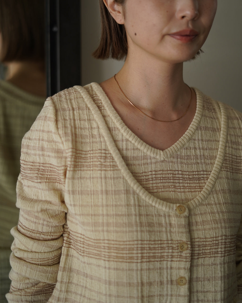 MIX CUT SNAKE CHAIN NECKLACE 21SS-MCNK03