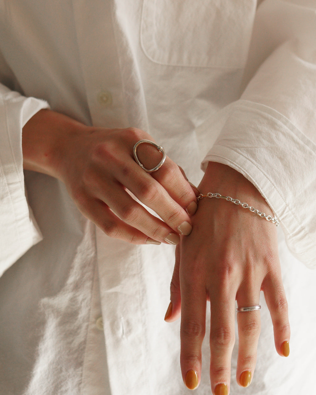 オーバルリング OVAL RING シルバー925 ボリューム 指輪 アクセサリー 22AW078