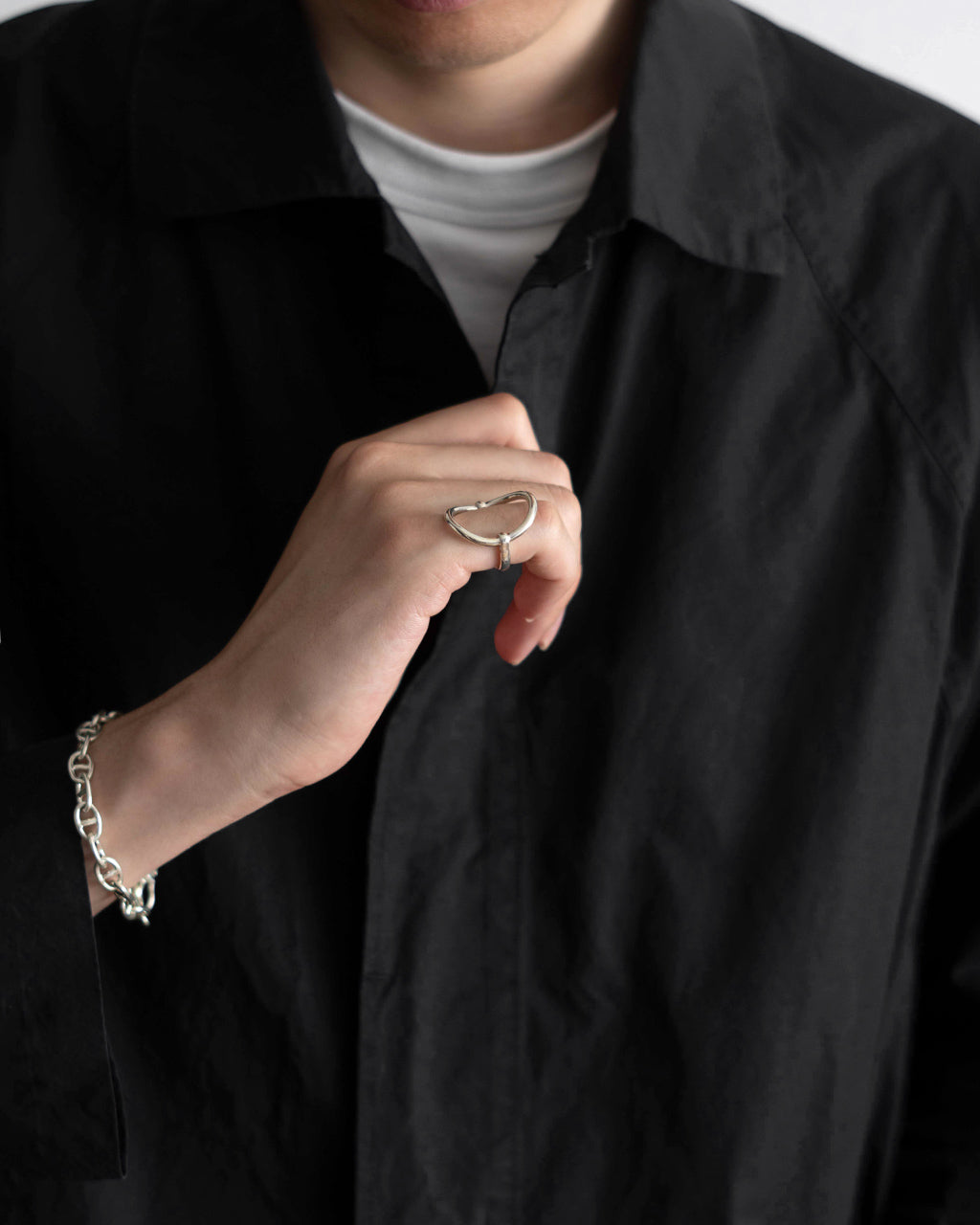 オーバルリング OVAL RING シルバー925 ボリューム 指輪 アクセサリー 22AW078