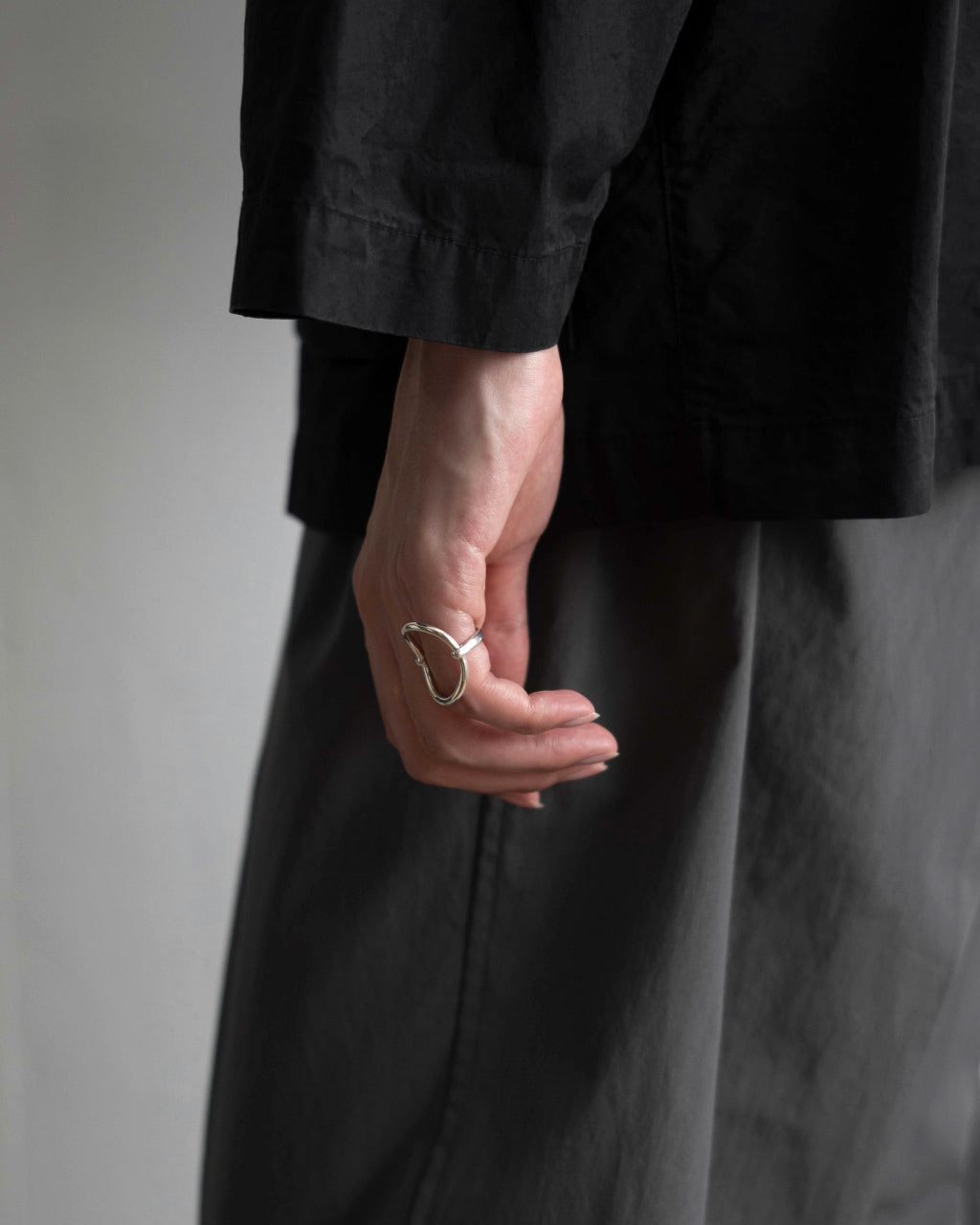 オーバルリング OVAL RING シルバー925 ボリューム 指輪 アクセサリー 22AW078
