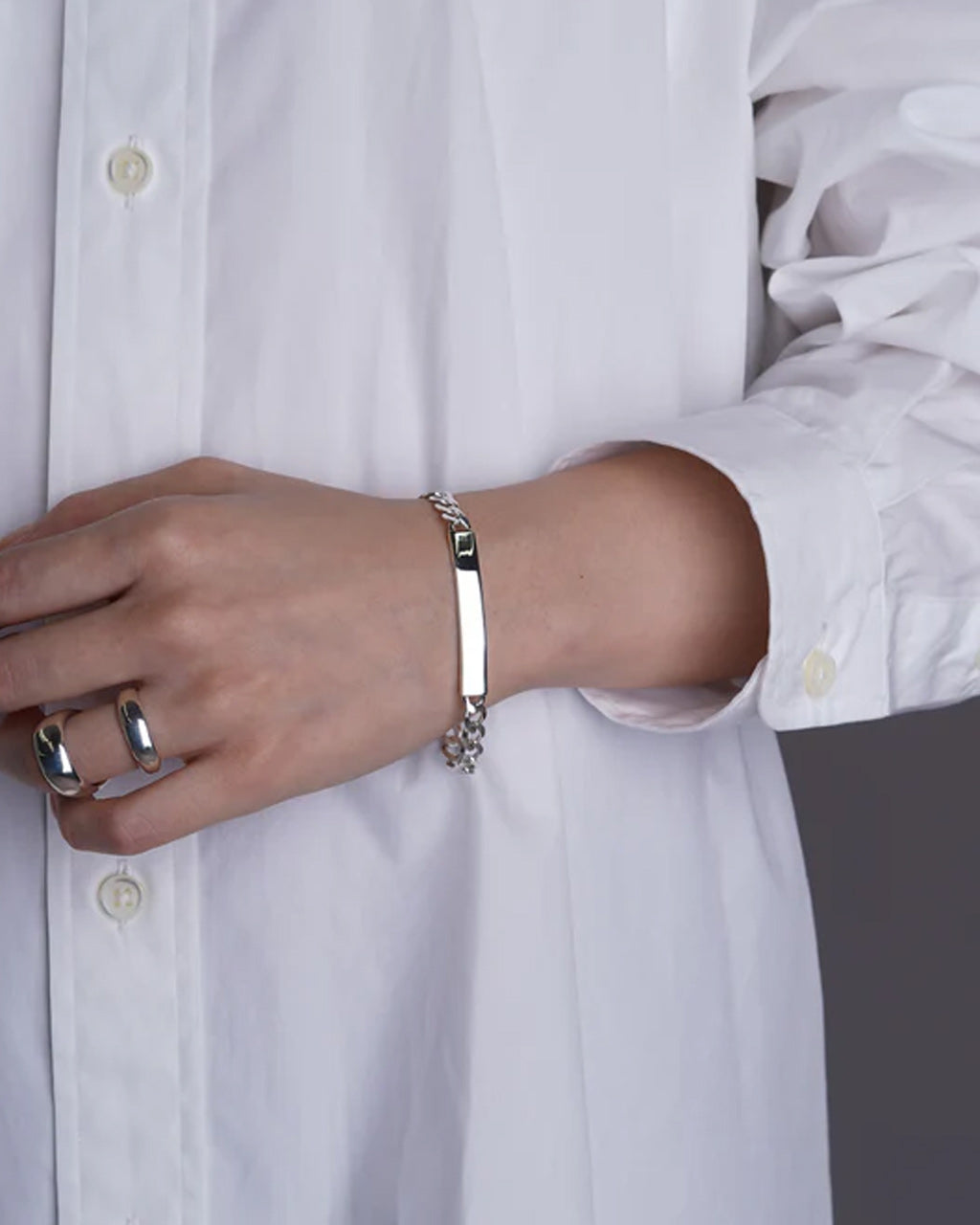 ブレスレット ID BRACERET L シルバー925 アクセサリー 22AW022